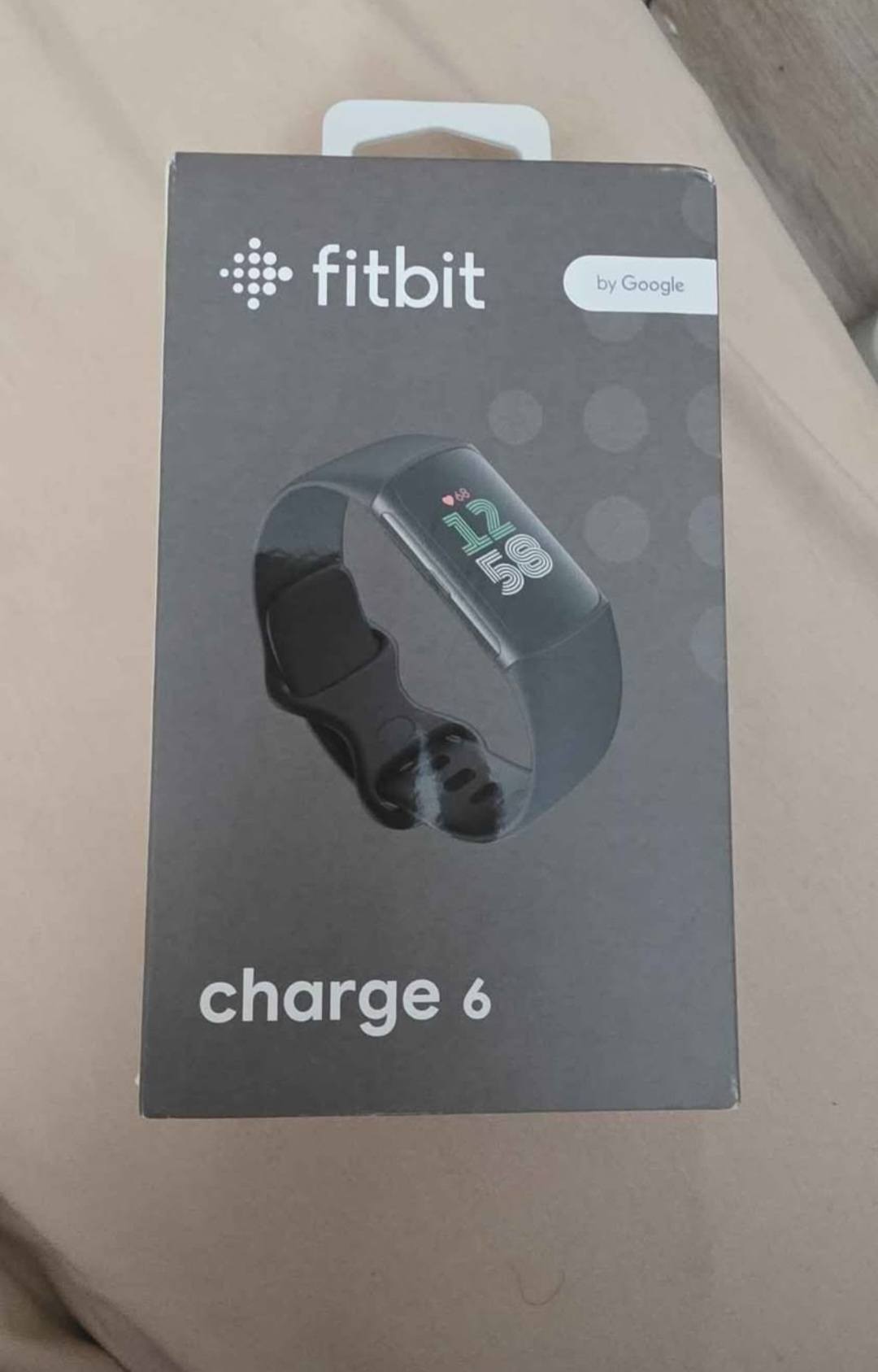 Fitbit Charge 6 in Obsidian Black for sale. New in box