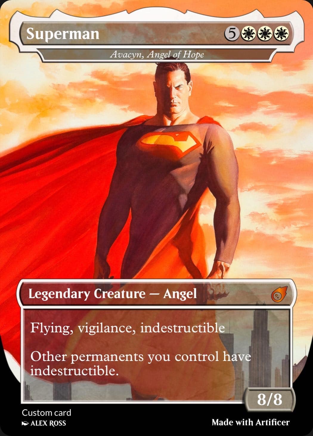 superman mtg card Amazon.com: DC MTG Commander Deck  DC Heroes Edition  100 Proxy Full Art  Cards (Card Only) : Toys & Games