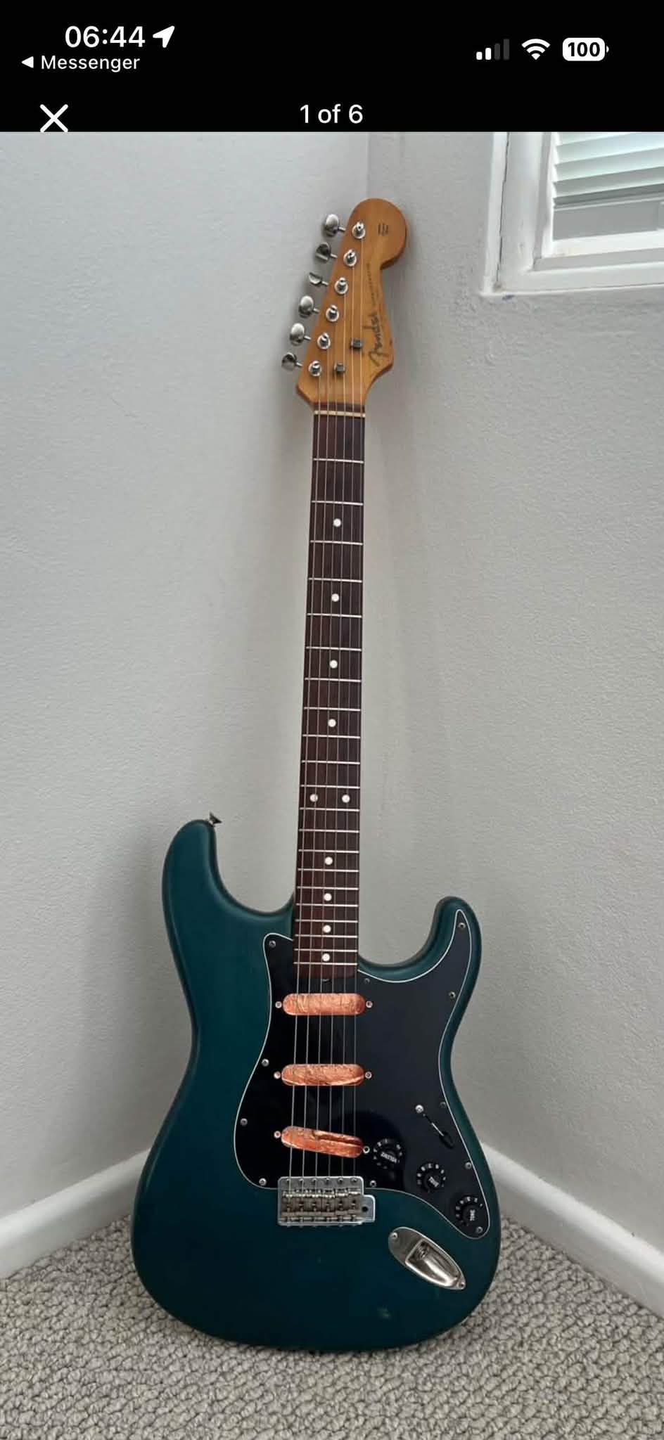 Restored 1991 Fender Stratocaster with custom shop pickups
