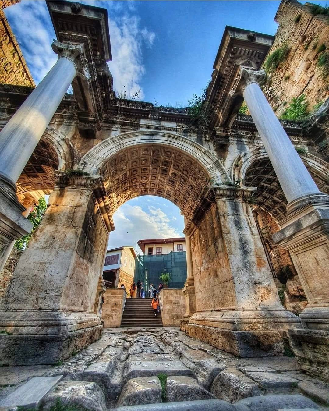 Archaeology & Civilizations | Hadrian's Gate, also known as the Triple ...