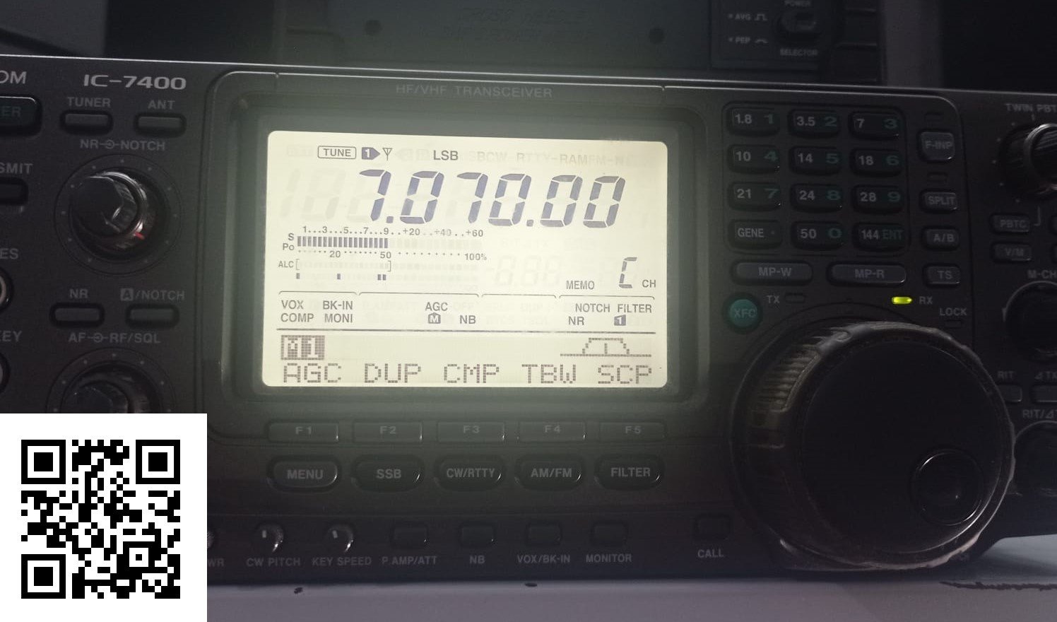 Icom IC-7400 covers HF, 50MHz and 144MHz bands with a powerful