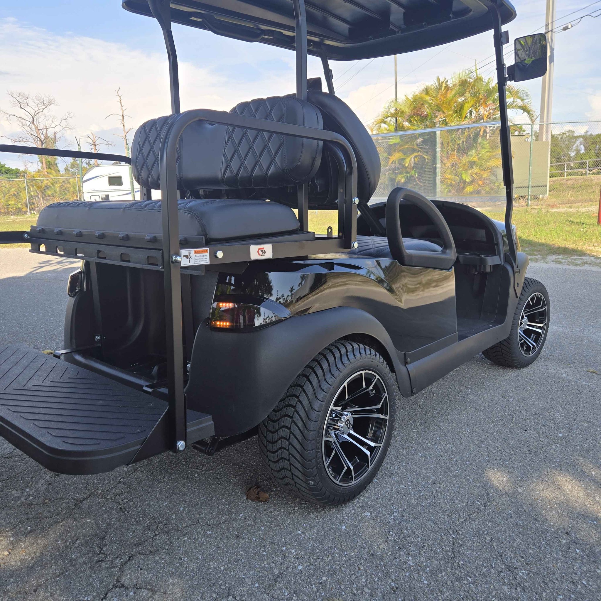 2021 Club car tempo golf cart metalic black 12 inch wheels - Golf Carts ...