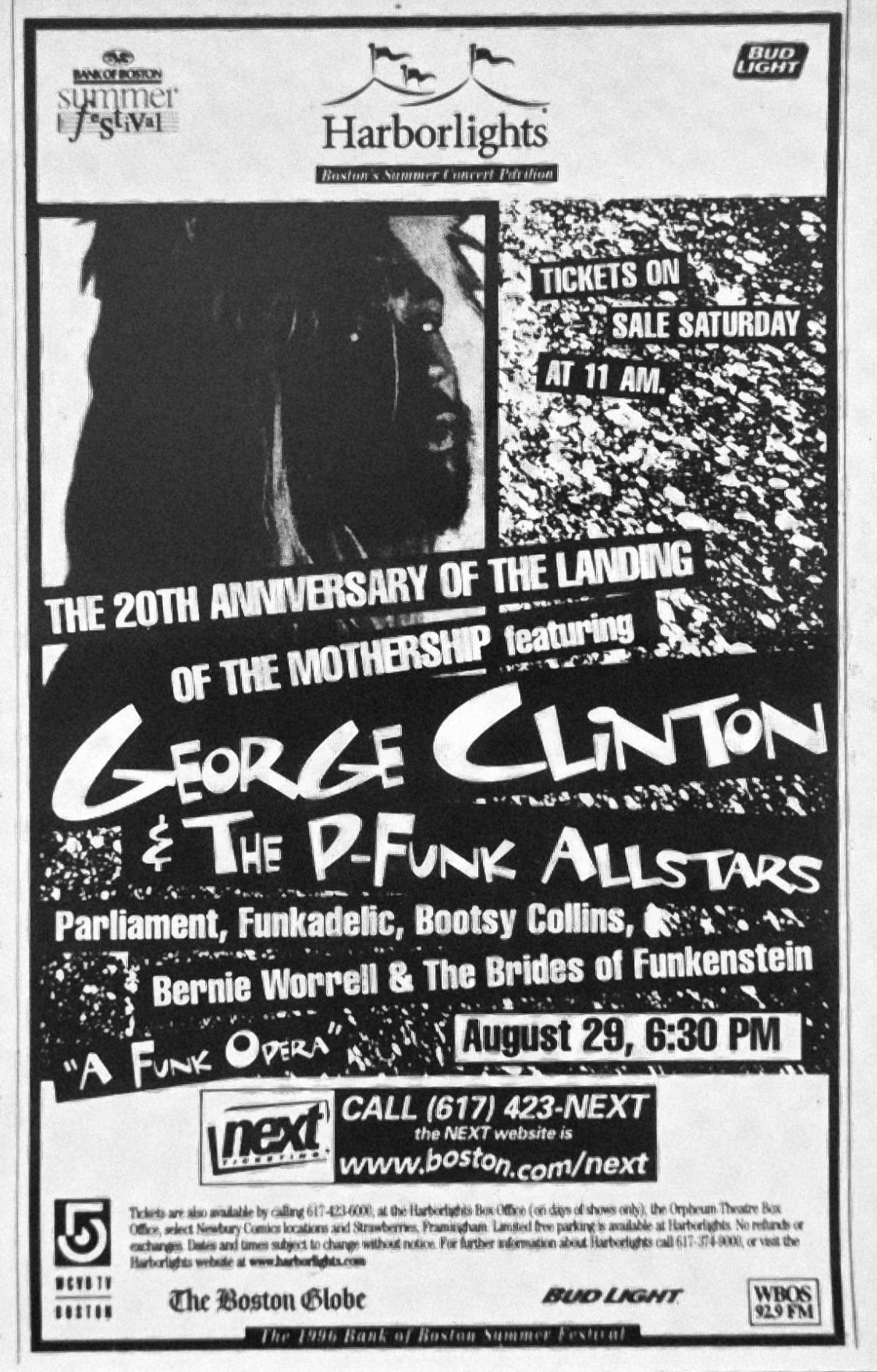 30 years ago this month. George Clinton and the P-Funk All-Stars