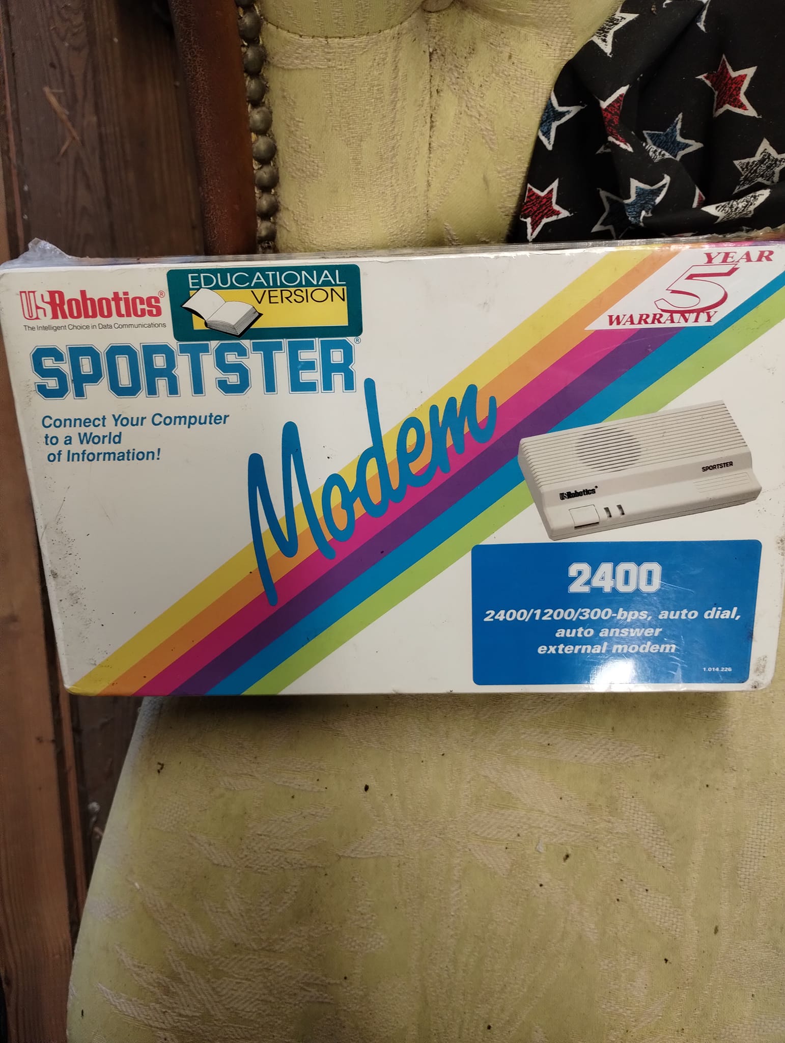 Still in the shrink wrap. Notice the 300 bps support.