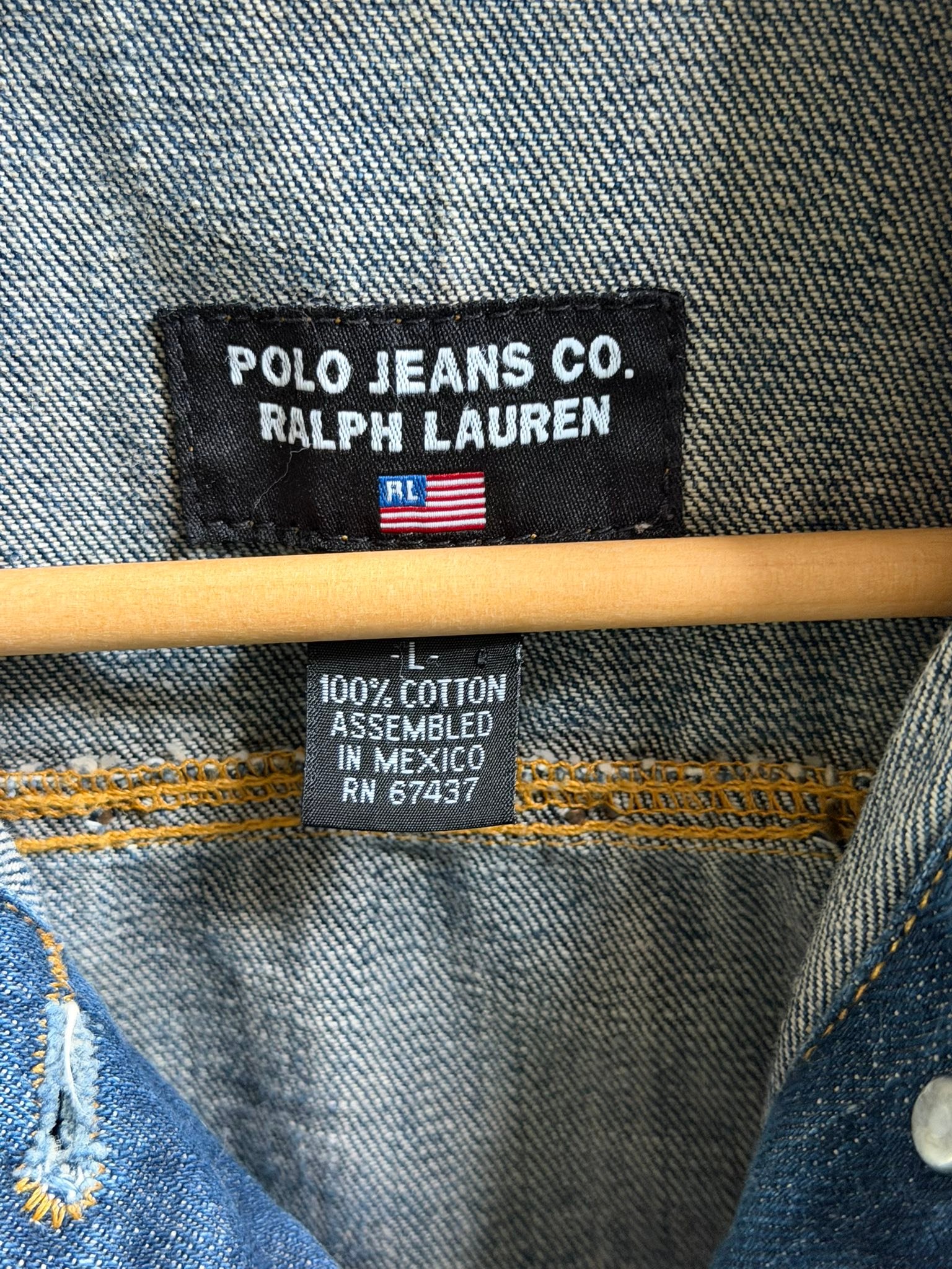 Vintage Polo Jeans Co studded jacket