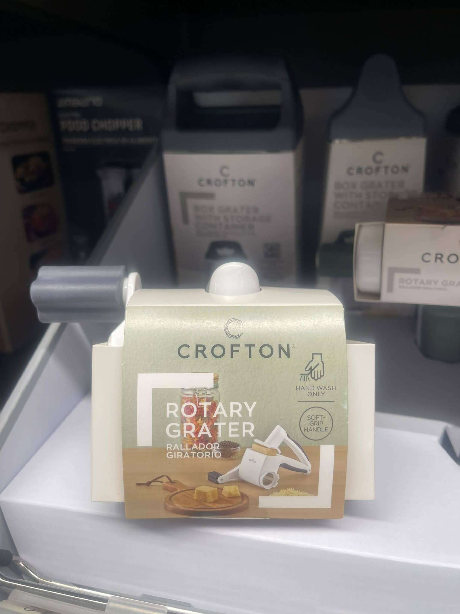 Aldi's Crofton rotary grater compared to Olive Garden cheese grater