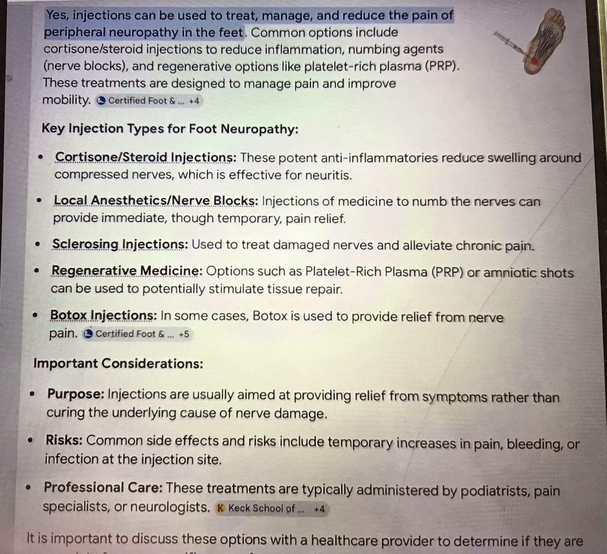 Has anyone tried peptide, BPC- 157 Injections for their nerve pain?