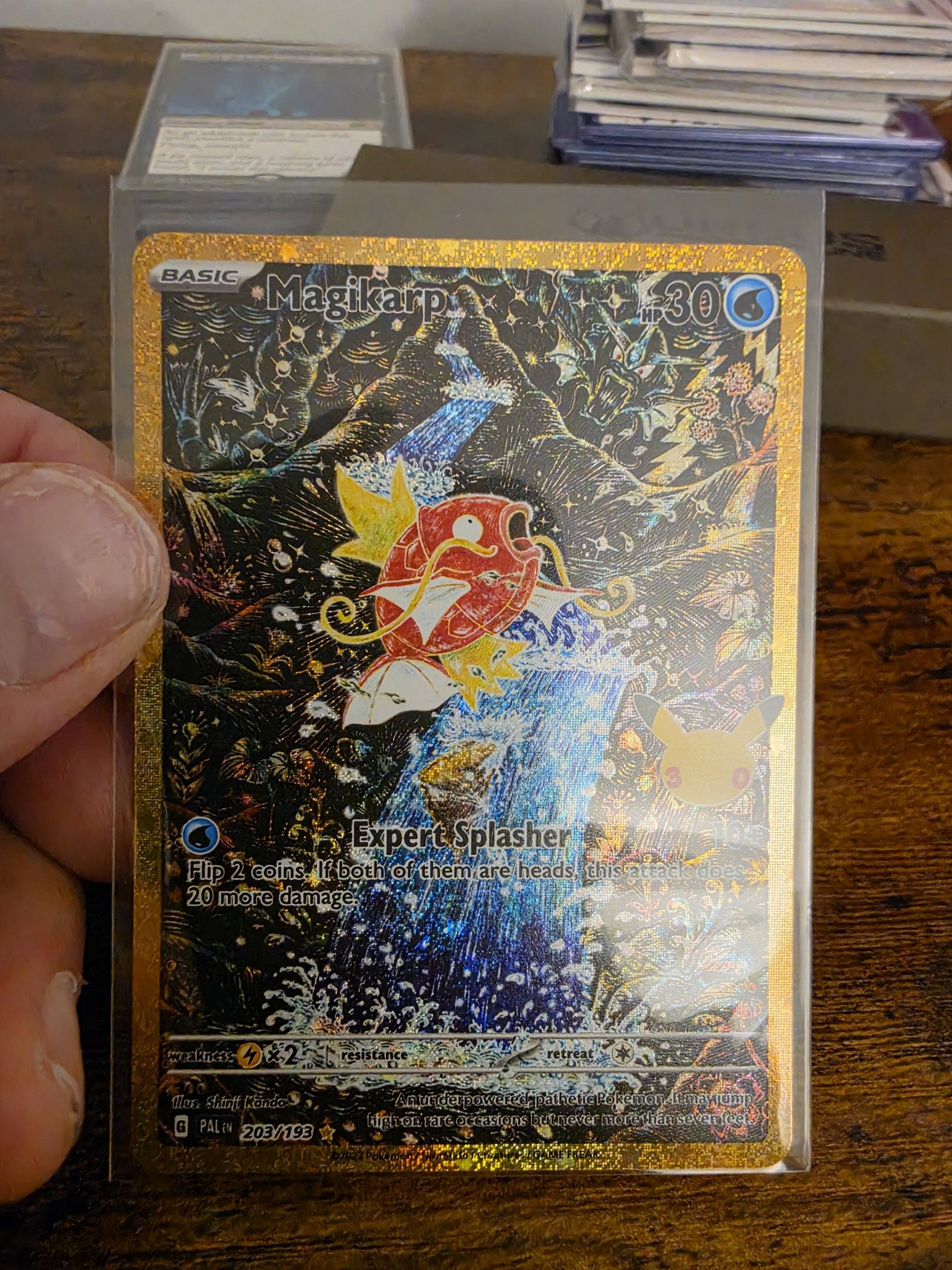 Apparently I went fishing today lol. Not my grail card so fs