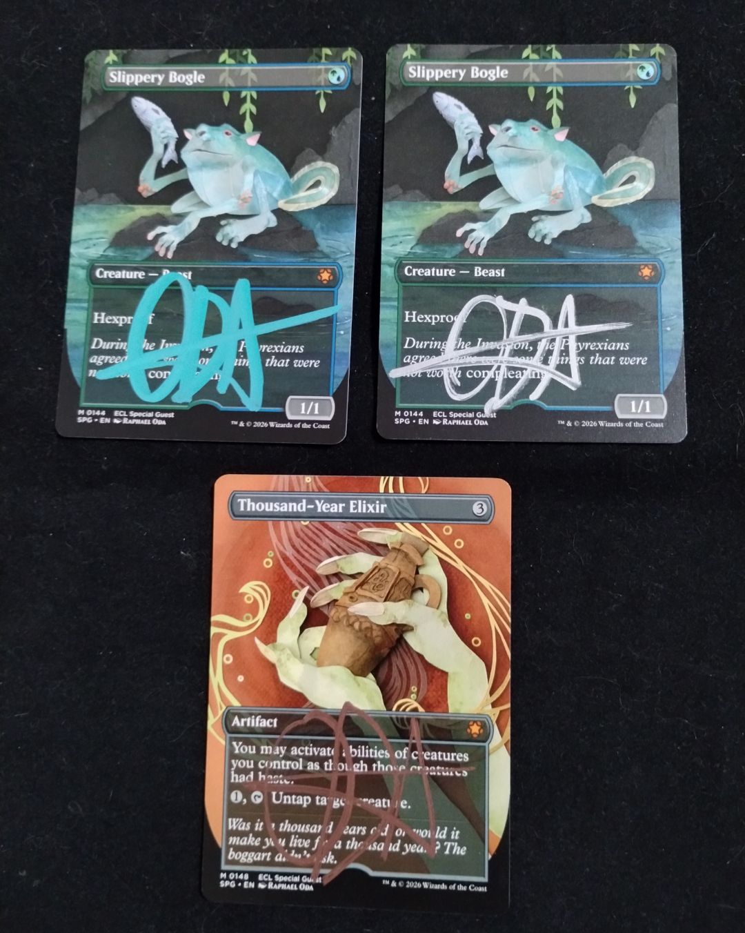 Raphael Oda signed Magic cards for sale