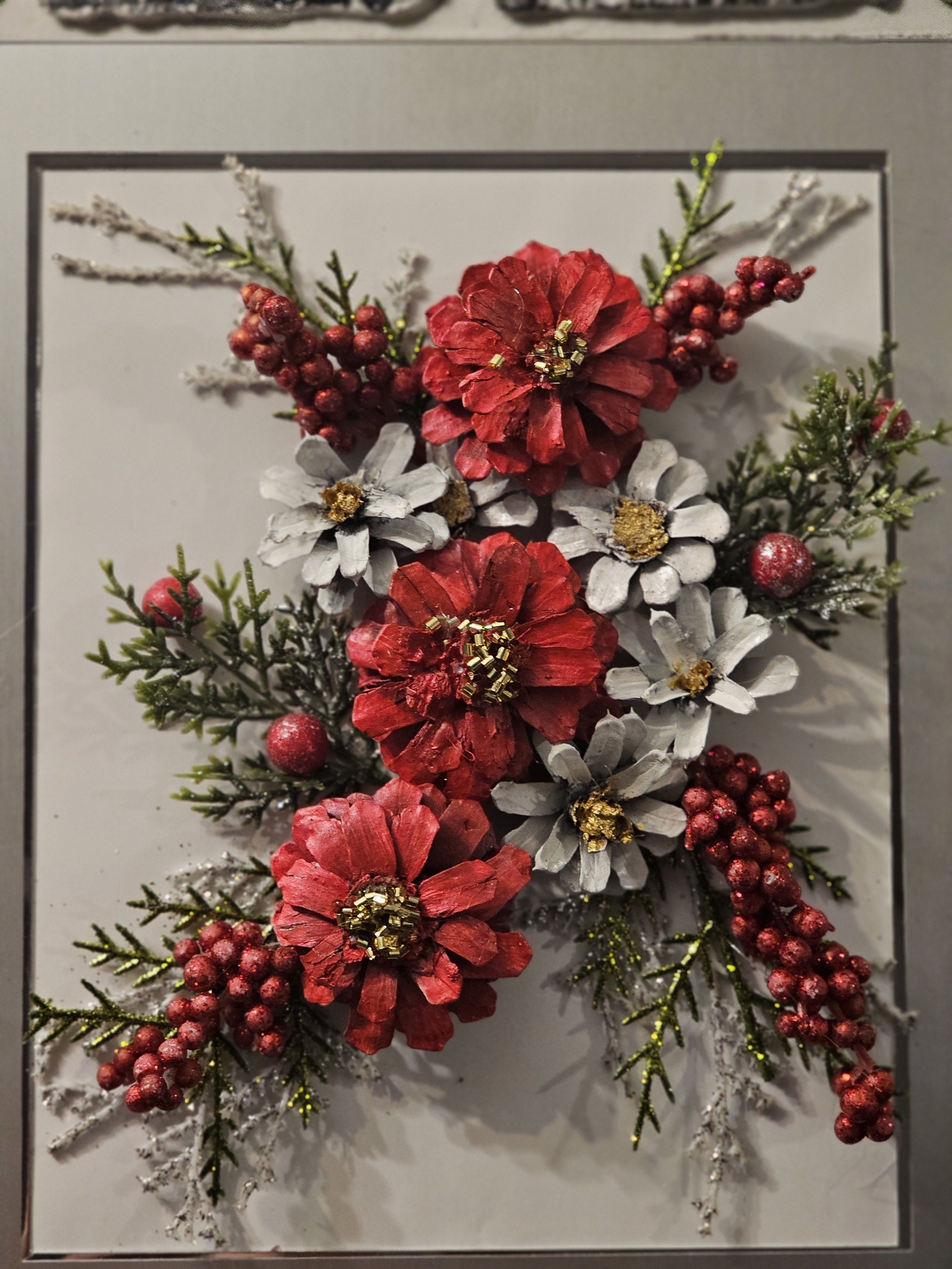 More holiday pinecone crafting fun ! | Facebook