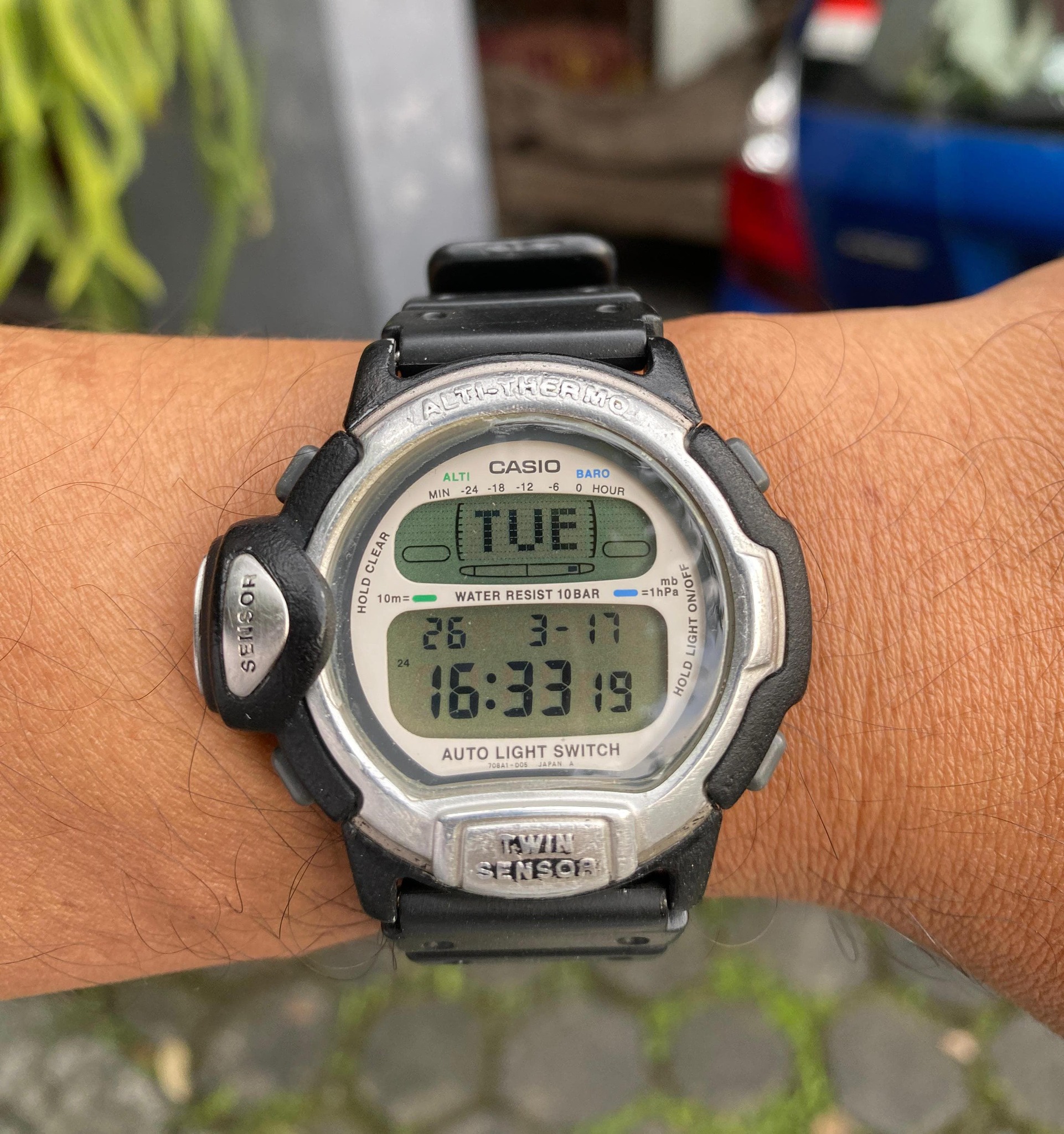 casio protrek prl 20 ley vintage twins sensor (generasi awal protrek)