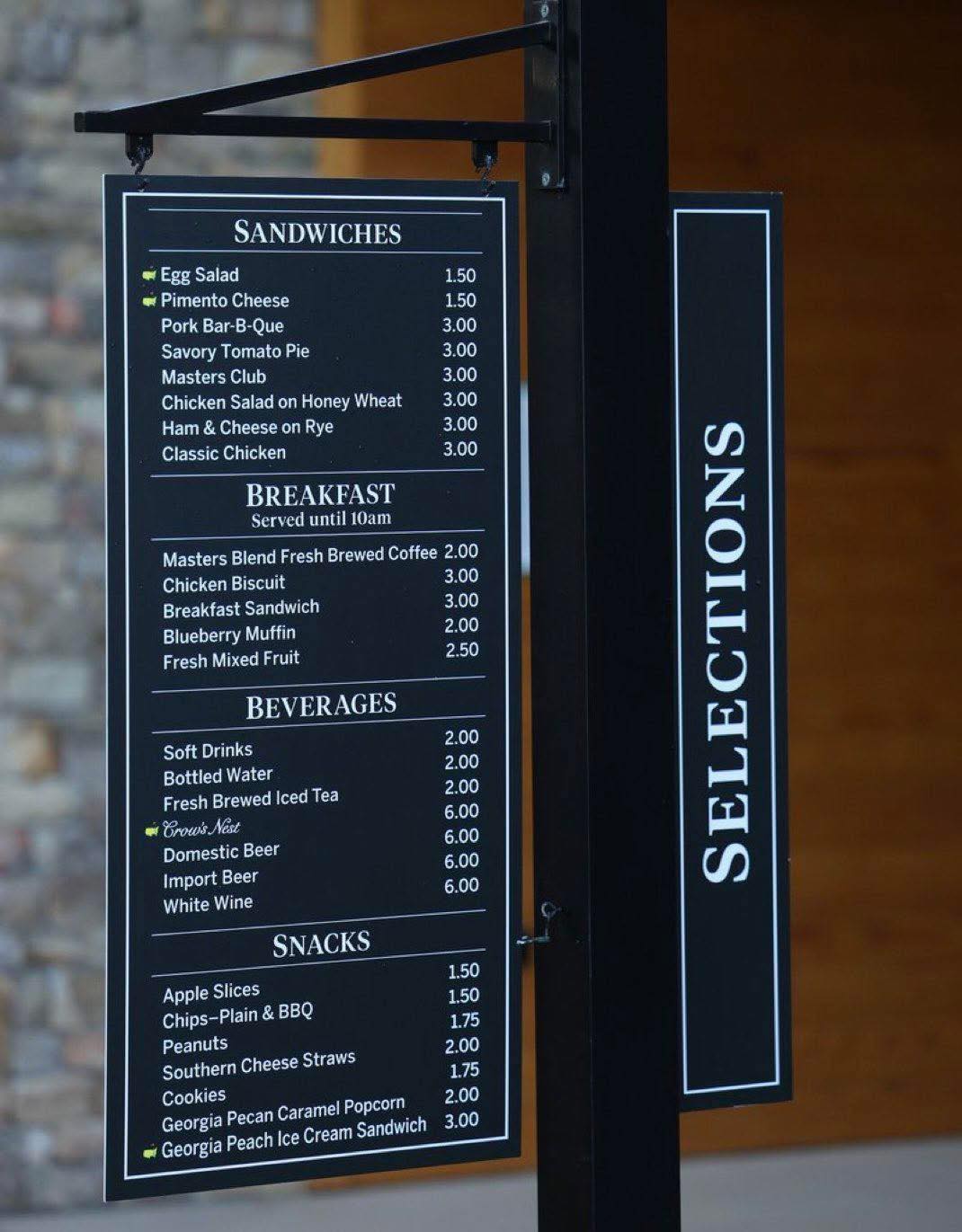Steve Ortner - The Masters/Augusta National food and... | Facebook
