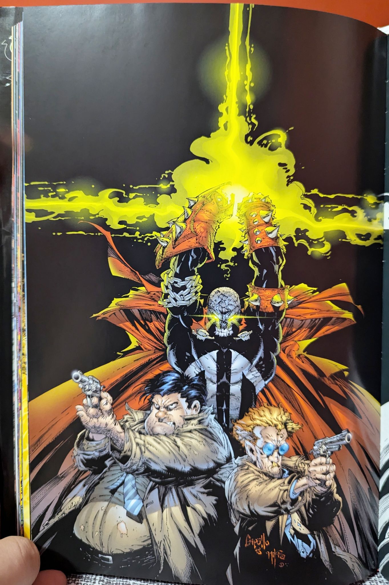 Spawn issue 80 cover with Sam and Twitch