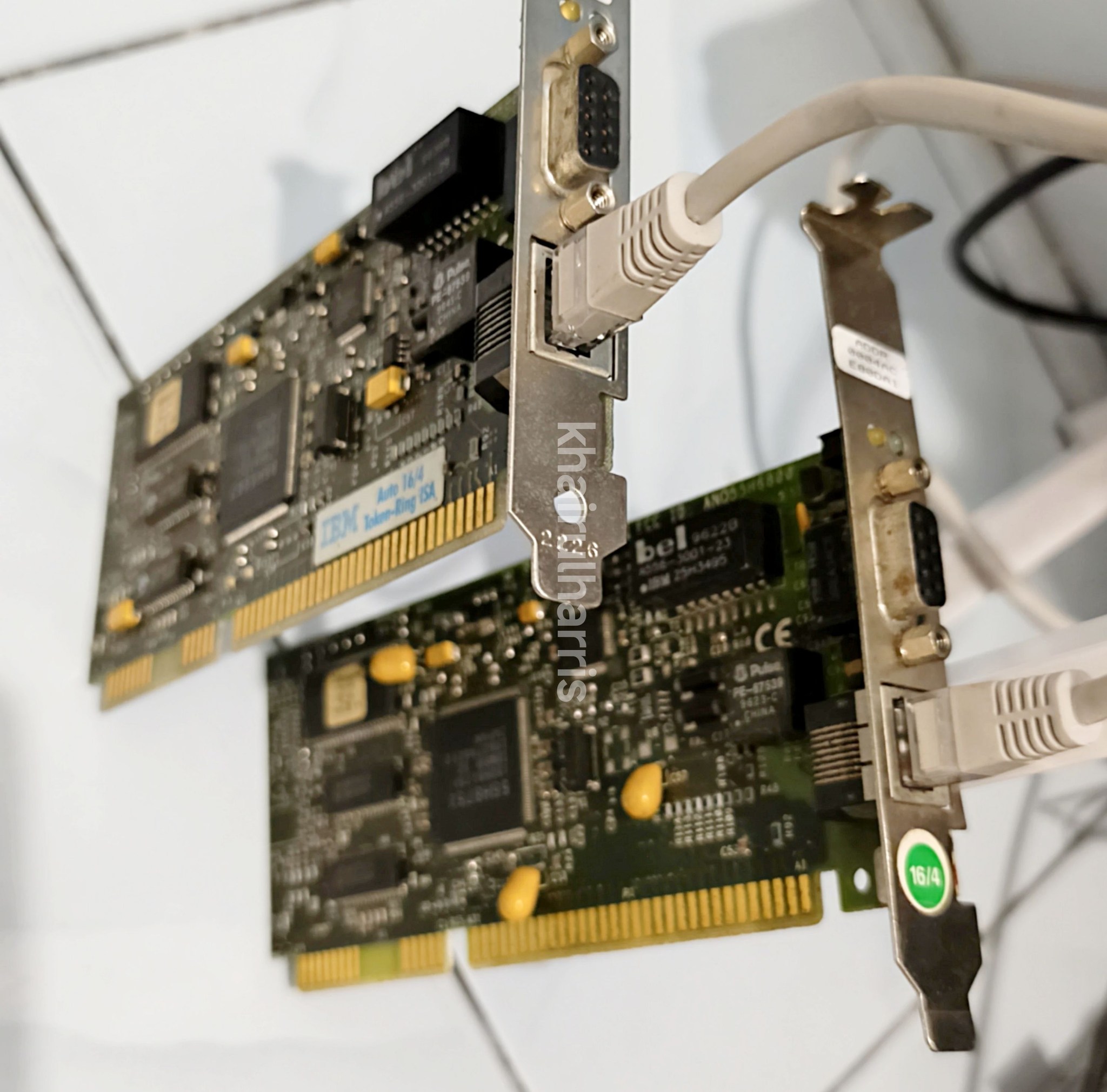 Vintage 10T NIC networking cards bring back memories
