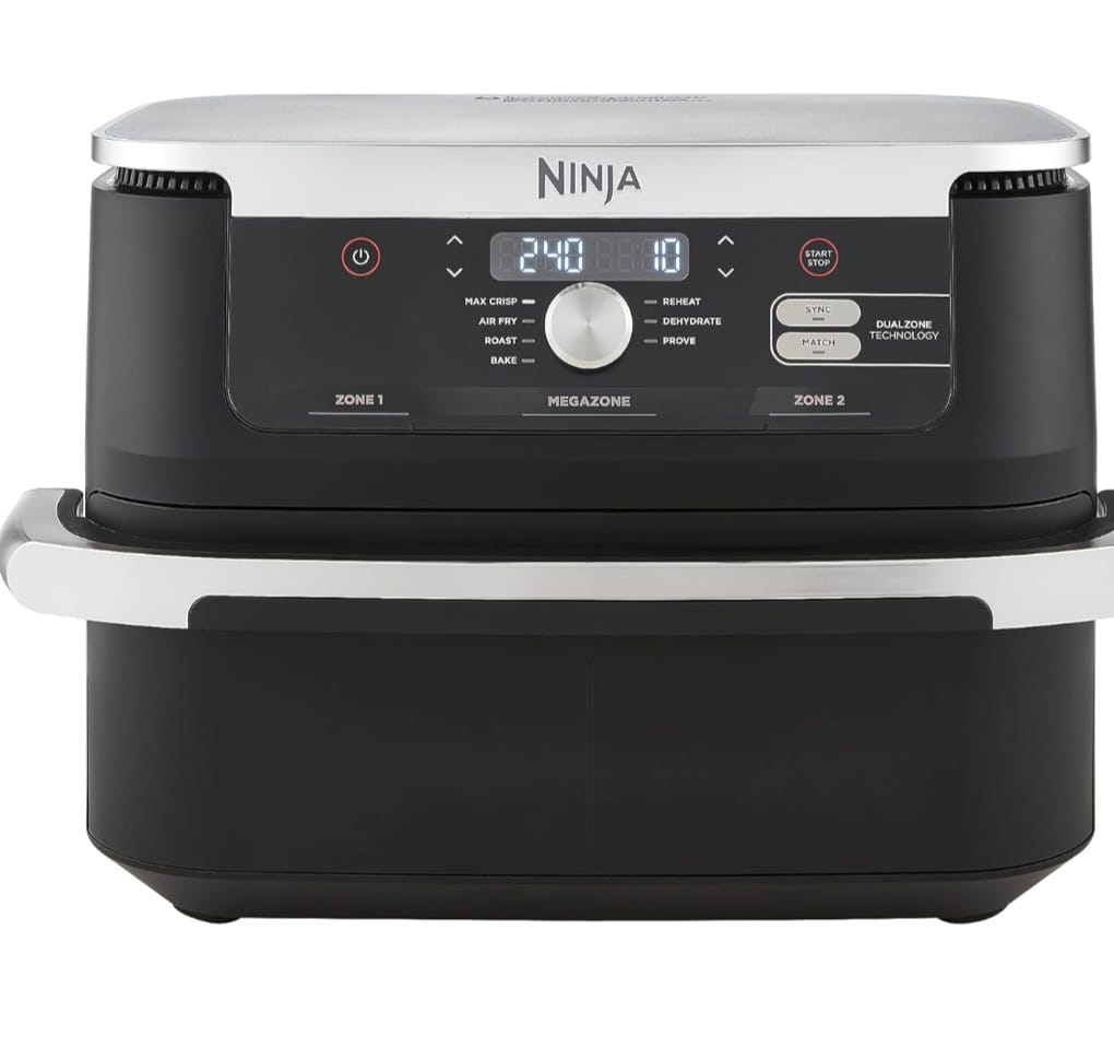 Ninja Foodi AF500EU Grille Anti-Éclaboussures Pour Air Fryer Ninja 10,4L AF500EU - En Silicone Réutilisable - Facile à Nettoyer Plat Pour Air Fryer Ninja