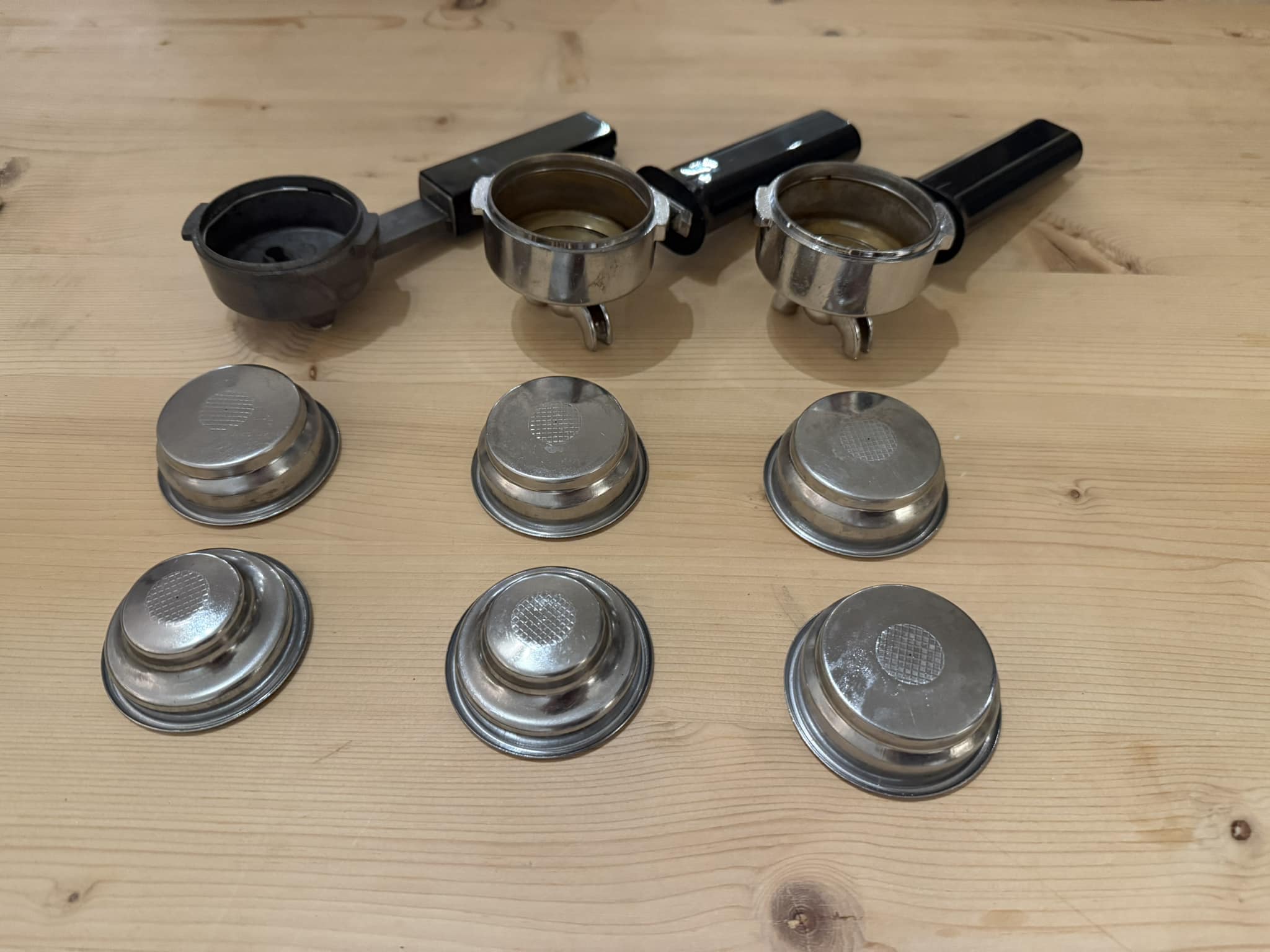 Gaggia Single & Double Cup Pressurized Filter Basket + Two-Way Pin - Fits Classic Espresso Machines