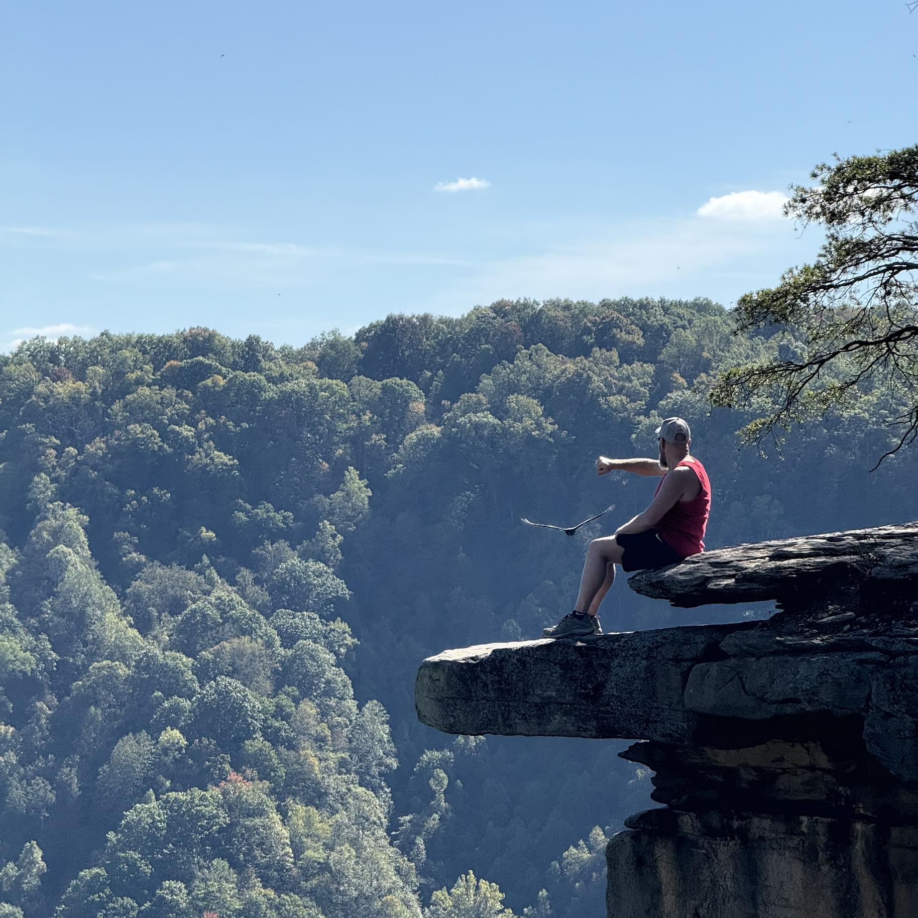 When you find your way behind the waterfall and just know you have the ...