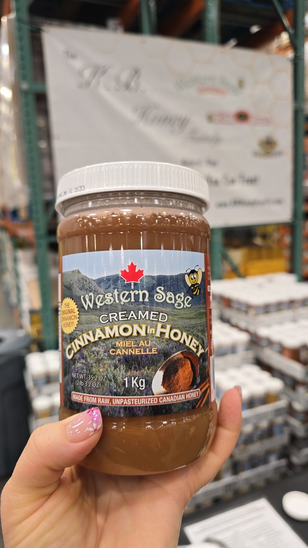 Costco's Canadian cinnamon honey from Cloverdale