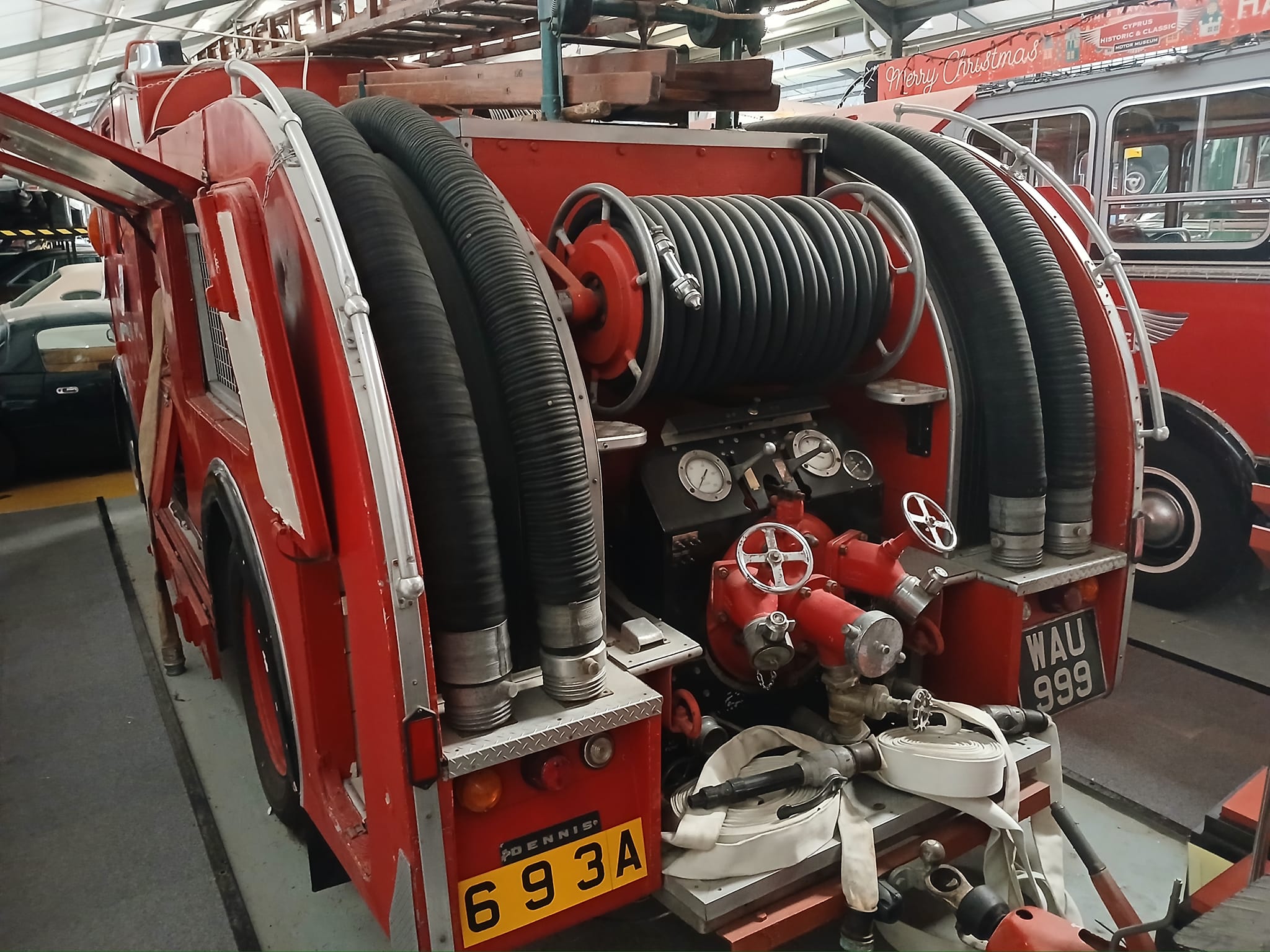 Rare 1/16 scale Dennis fire engine model found at swap meet