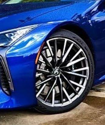 Lexus LC 500 with Weds Wheels' Maverick 2pc 21-inch wheels