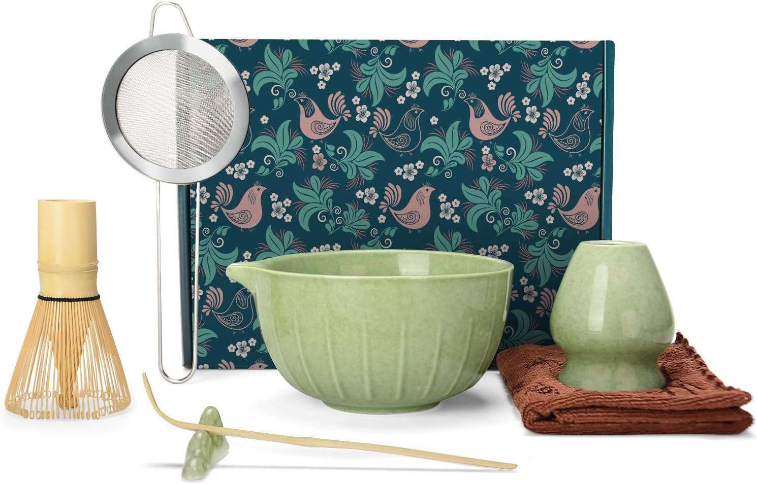 Chawan Matcha Blu Scuro Ciotola Matcha Chawan Ceramica 300ml | Per Tè Verde Tradizionale Giapponese | Finitura Lucida Opaca Bowl Matcha Tradizionale Giapponese - 2