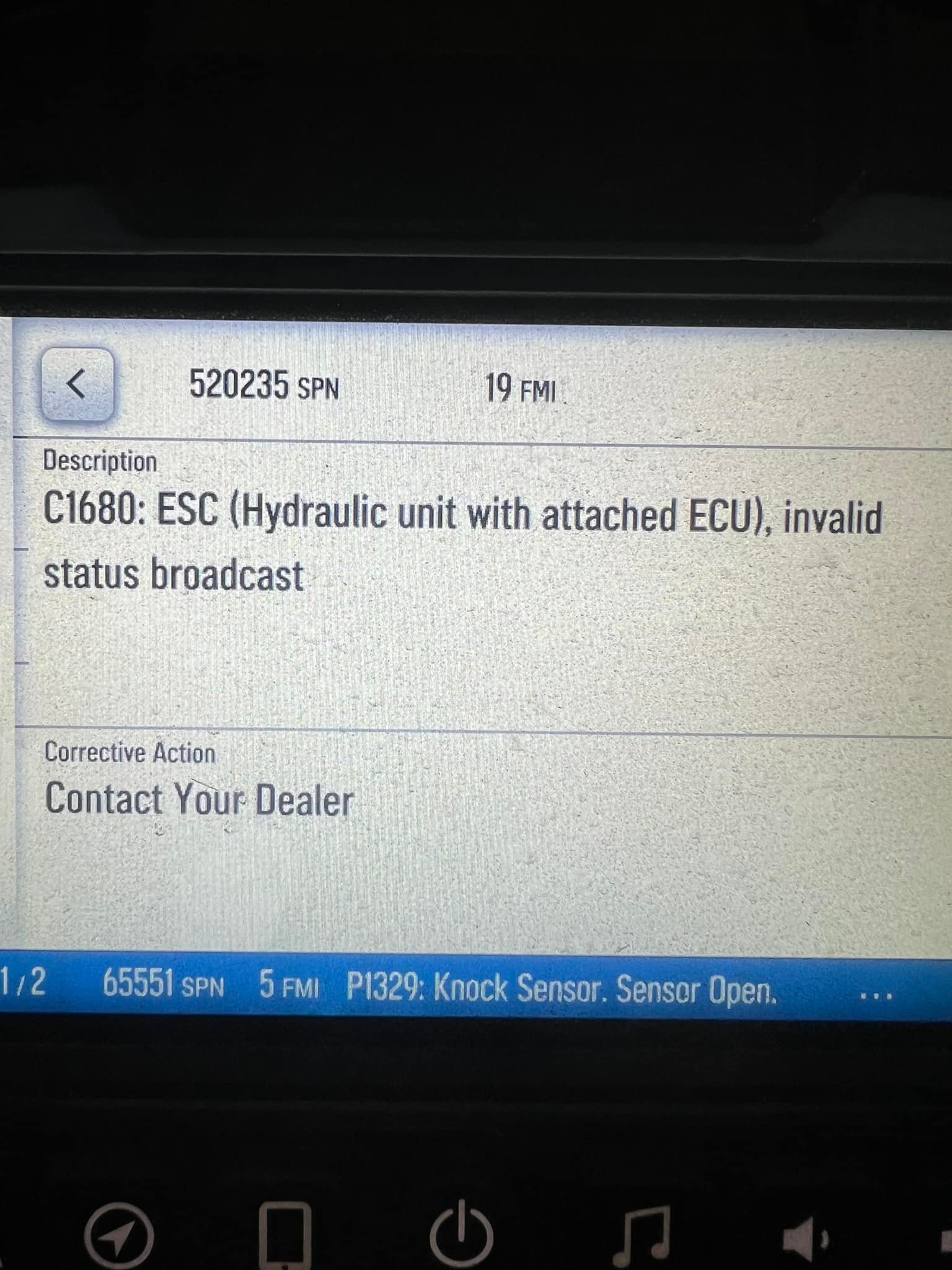 What causes the check engine light to come on due to knock sensor