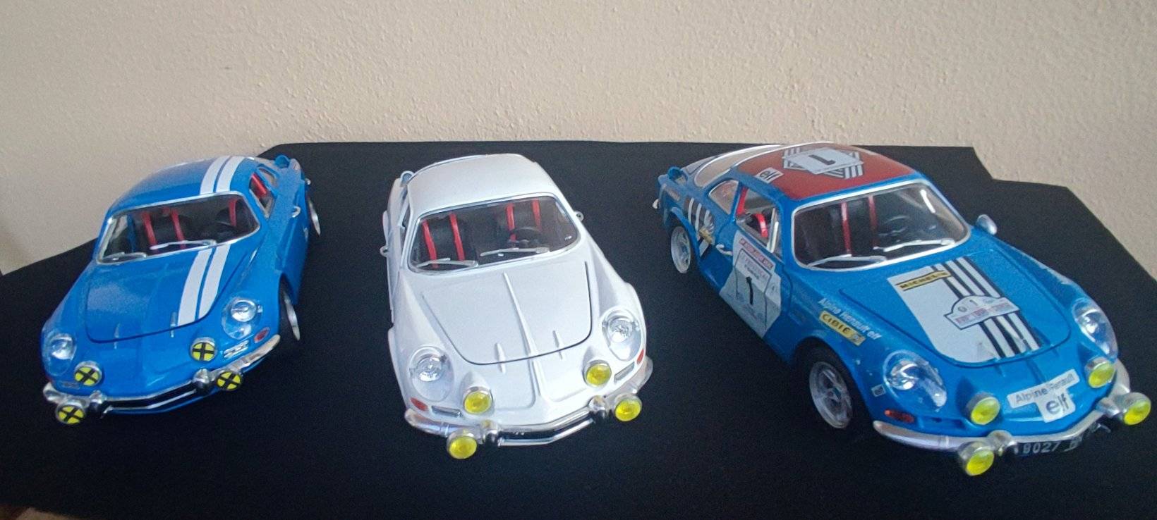 Alpine A110 Collection. Scale 1/16