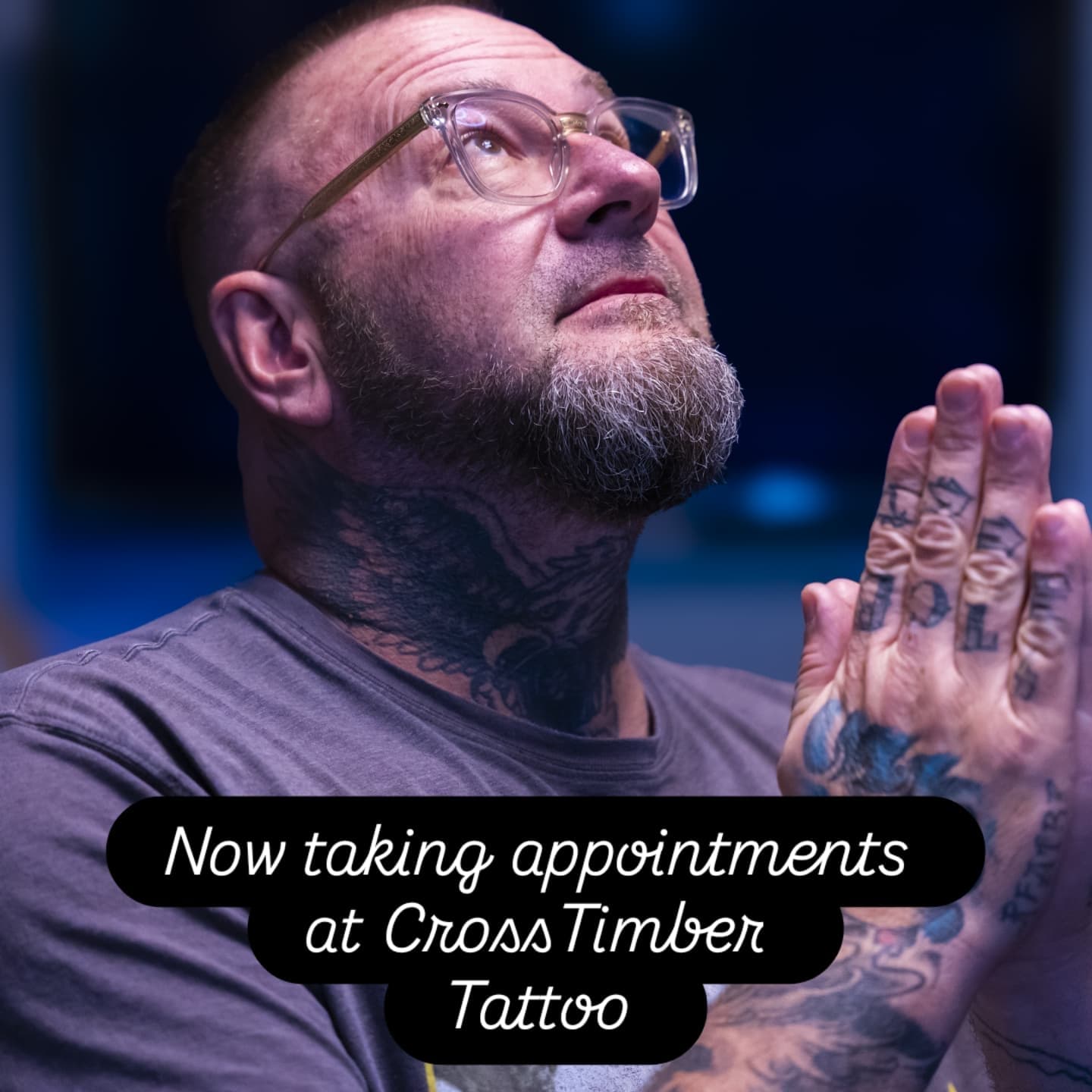 Sean Green is now taking appointments at Cross Timber Tattoo 2535