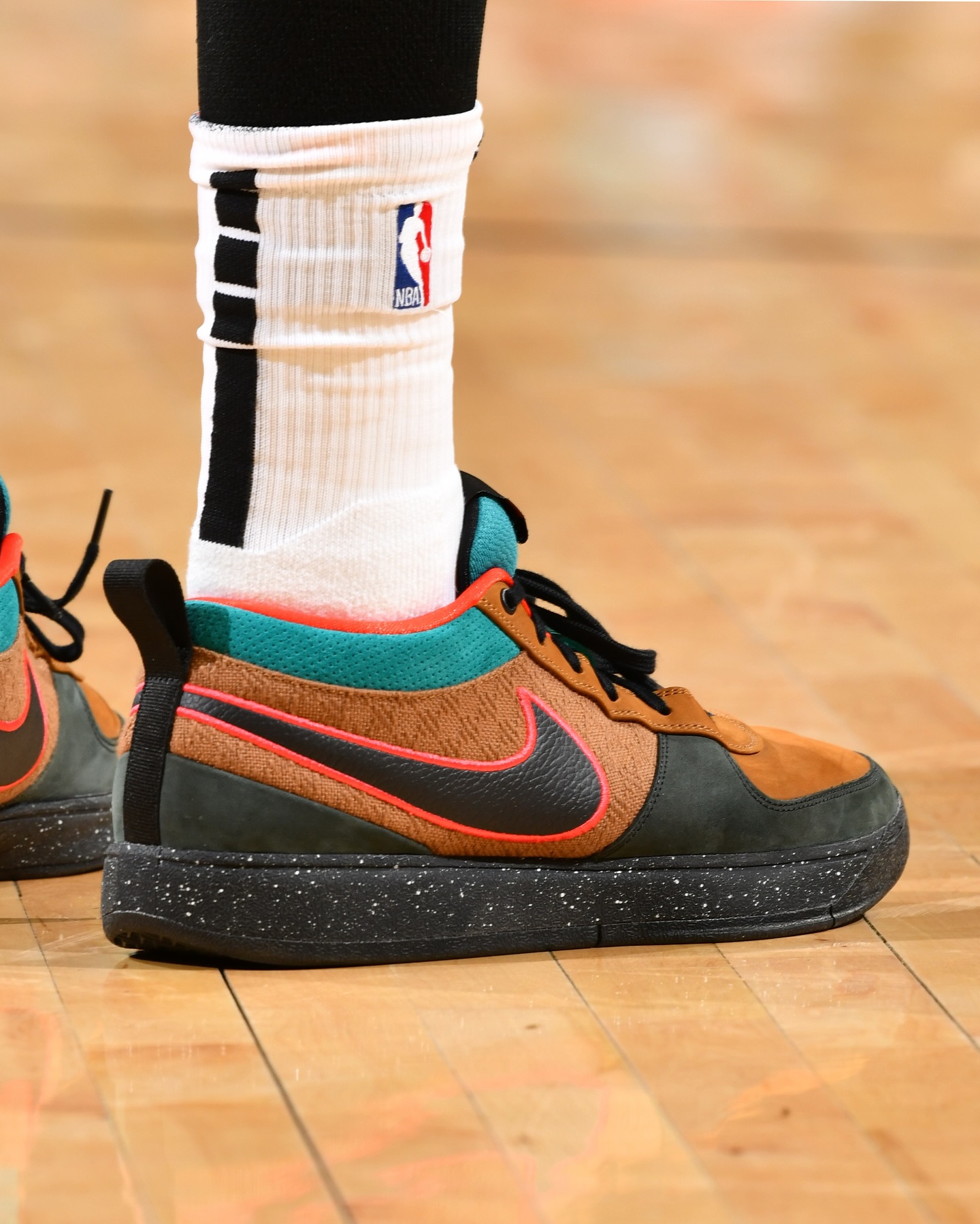 Devin Booker laced up a third Nike Air Mowabb-inspired Book 1 PE