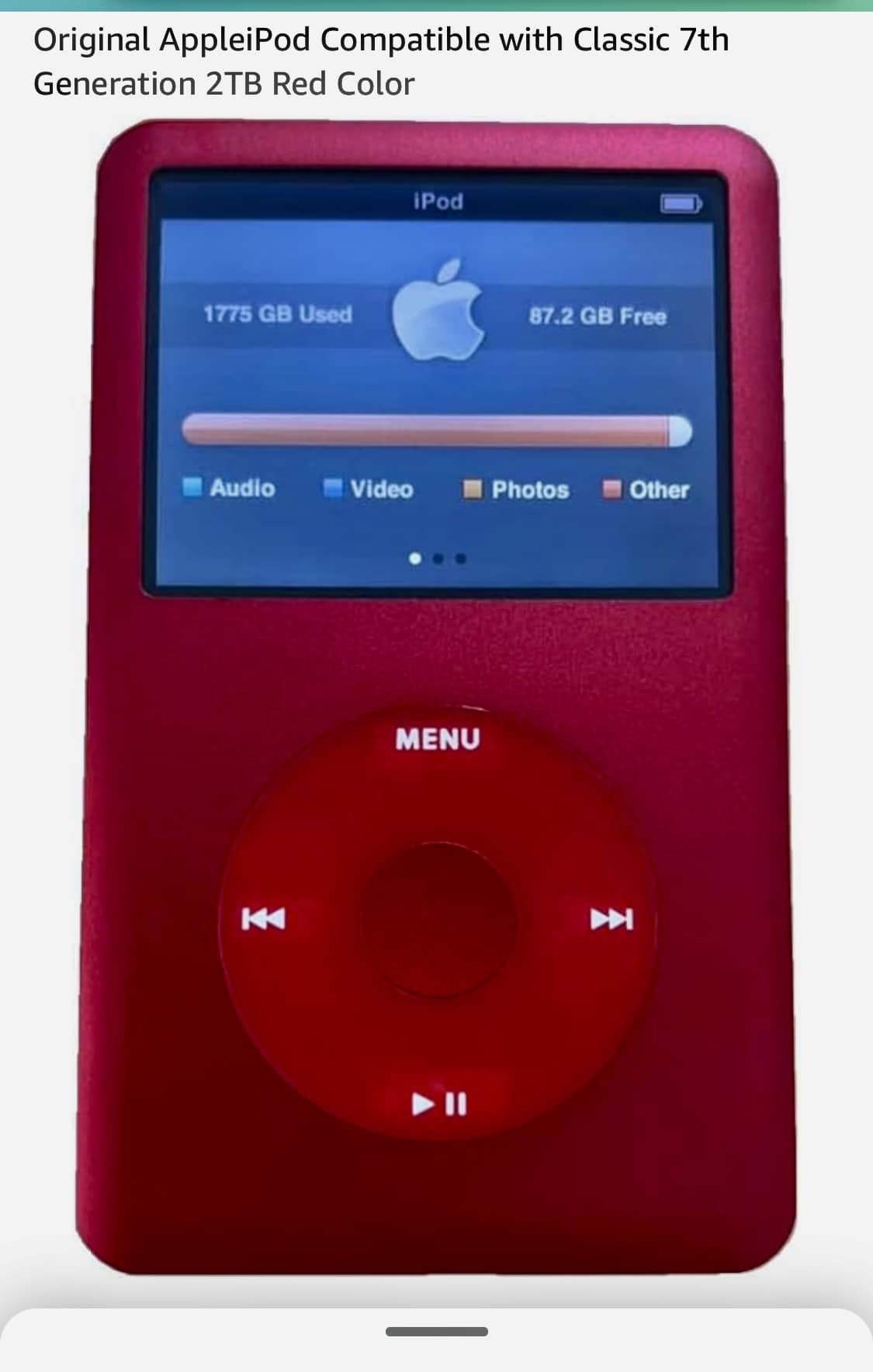 Is iPod model A1136 80GB official?
