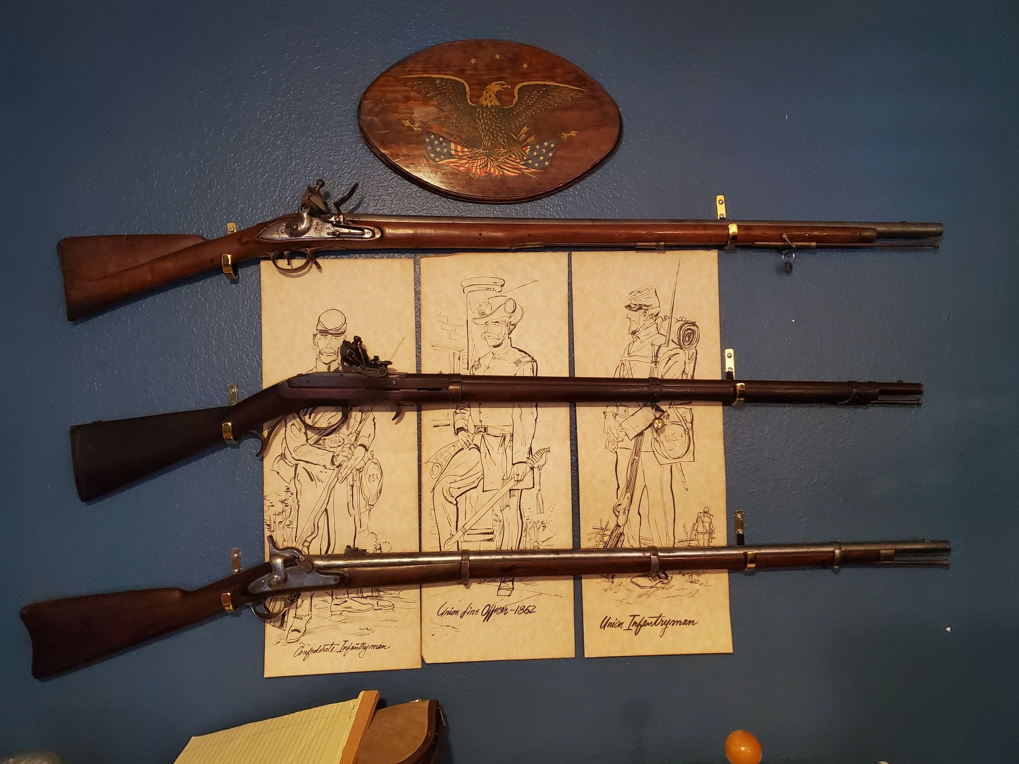 Hall's breech-loading flint rifle, M-1819