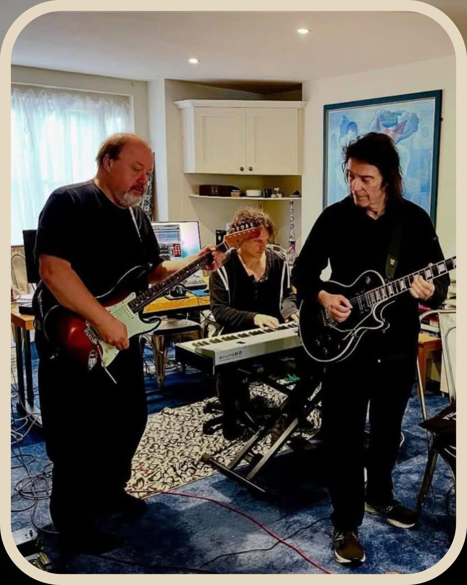 Finishing touches to the Hackett Rothery album this week in London