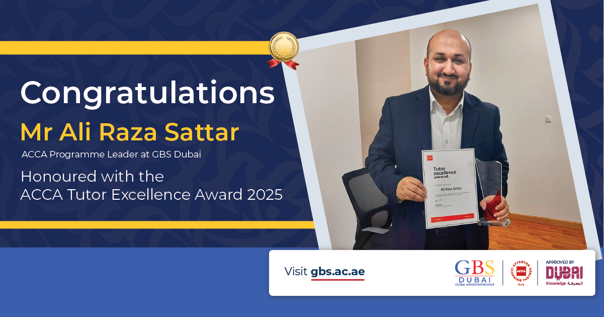 GBS - Proud Moment for GBS Dubai We are delighted to share that Mr Ali ...
