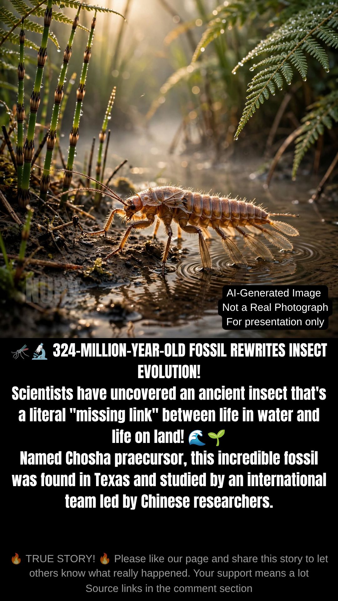 324-million-year-old Chosha praecursor fossil found in Texas