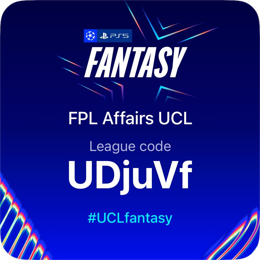 FPL Affairs | Official, free-entry mini-league code for this group ...