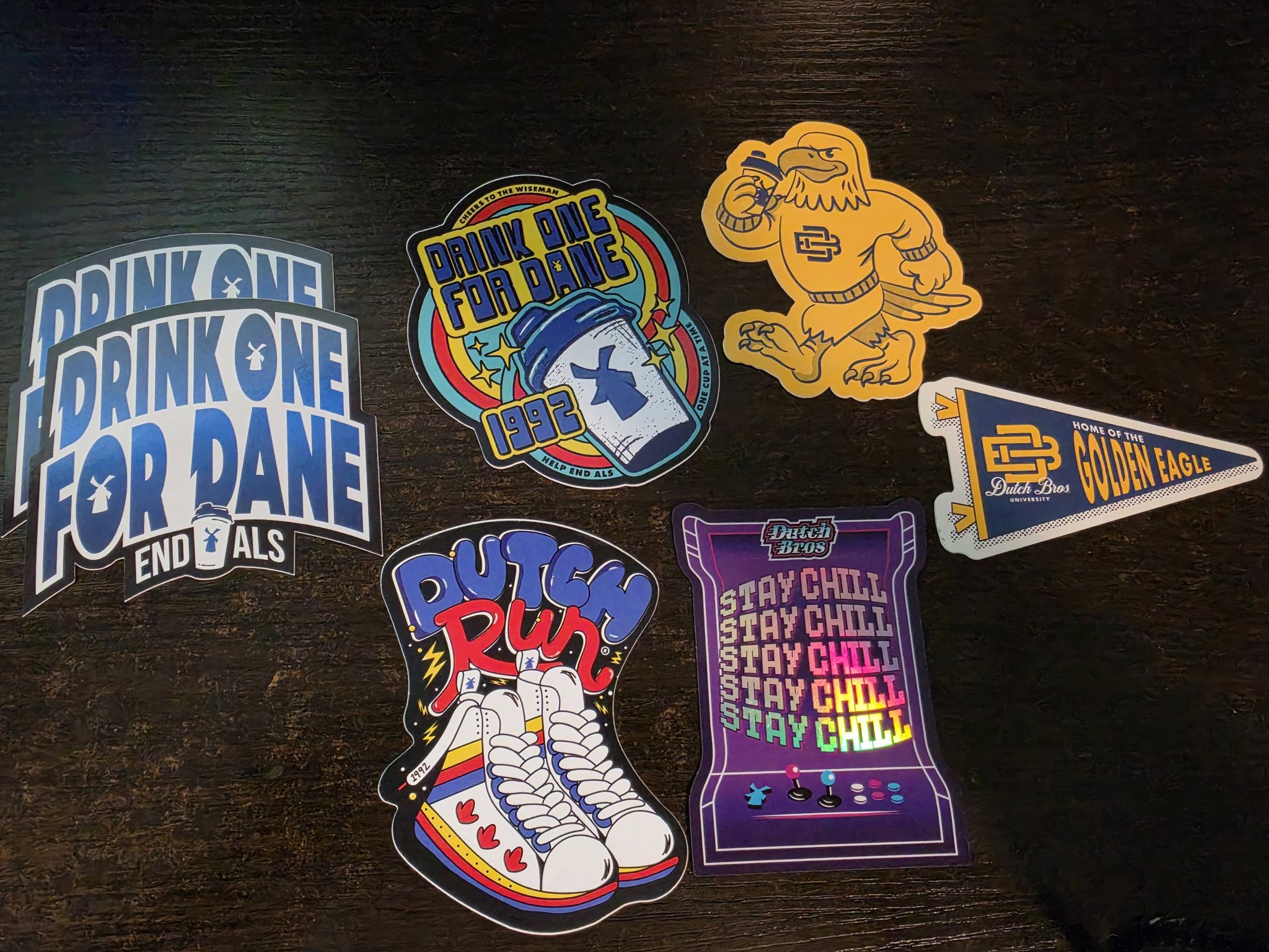 Dutch Bros coffee stickers and merch for sale