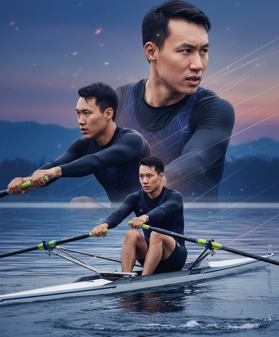 Phong - Create an ultra-realistic layered sports poster featuring me ...