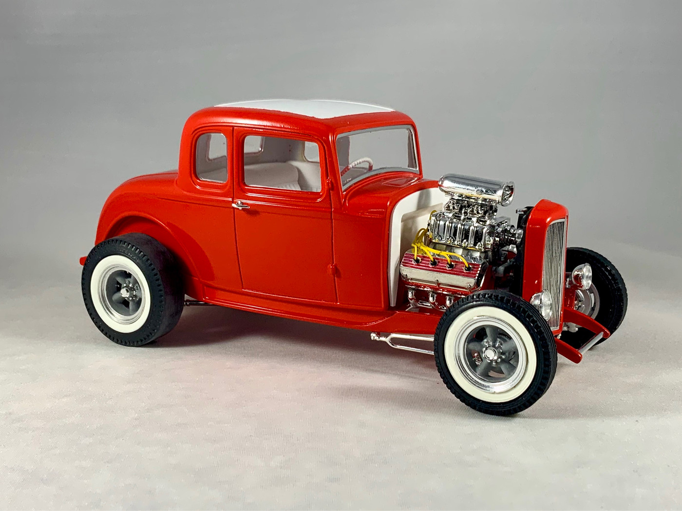 Revell/Monogram 32 Fords…Woody is 1/8 scale, built using the Big