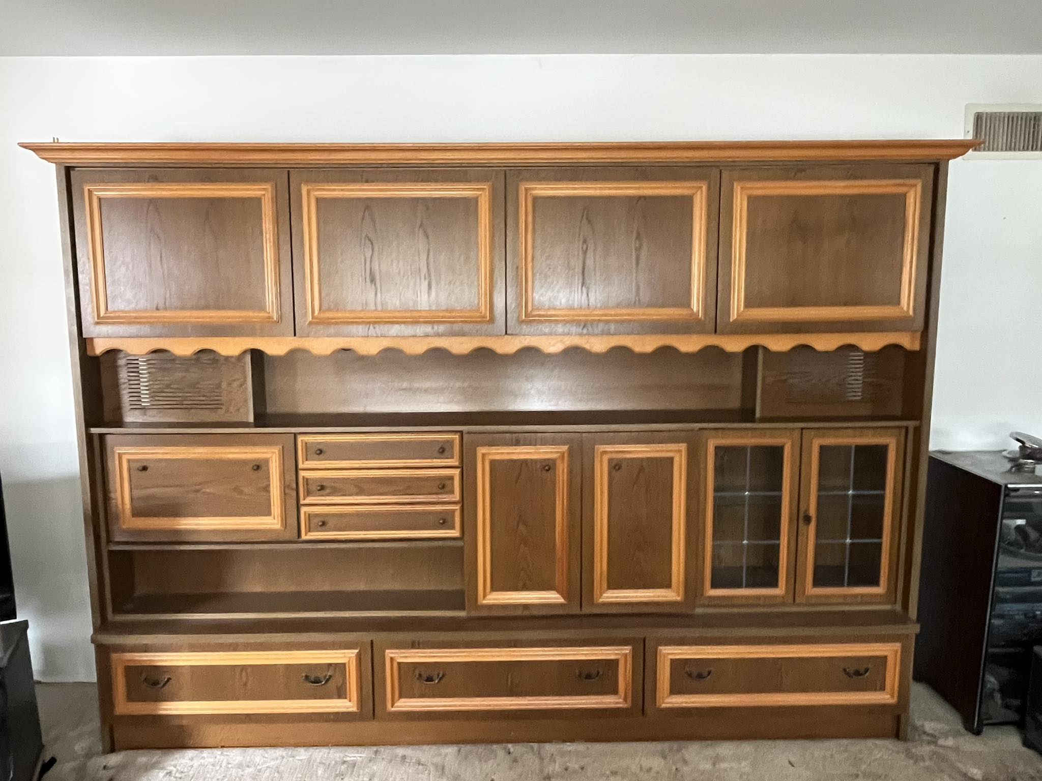 Mid-century german schrank wall unit for sale