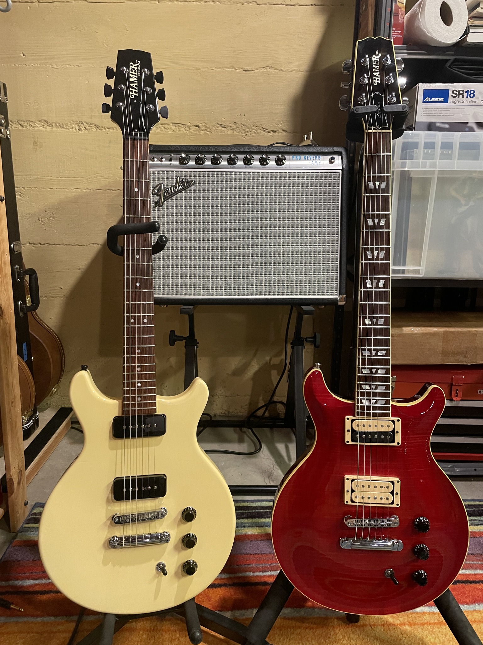 My Hamer Vintage S with Original Seymour Duncan Pickups. Built in