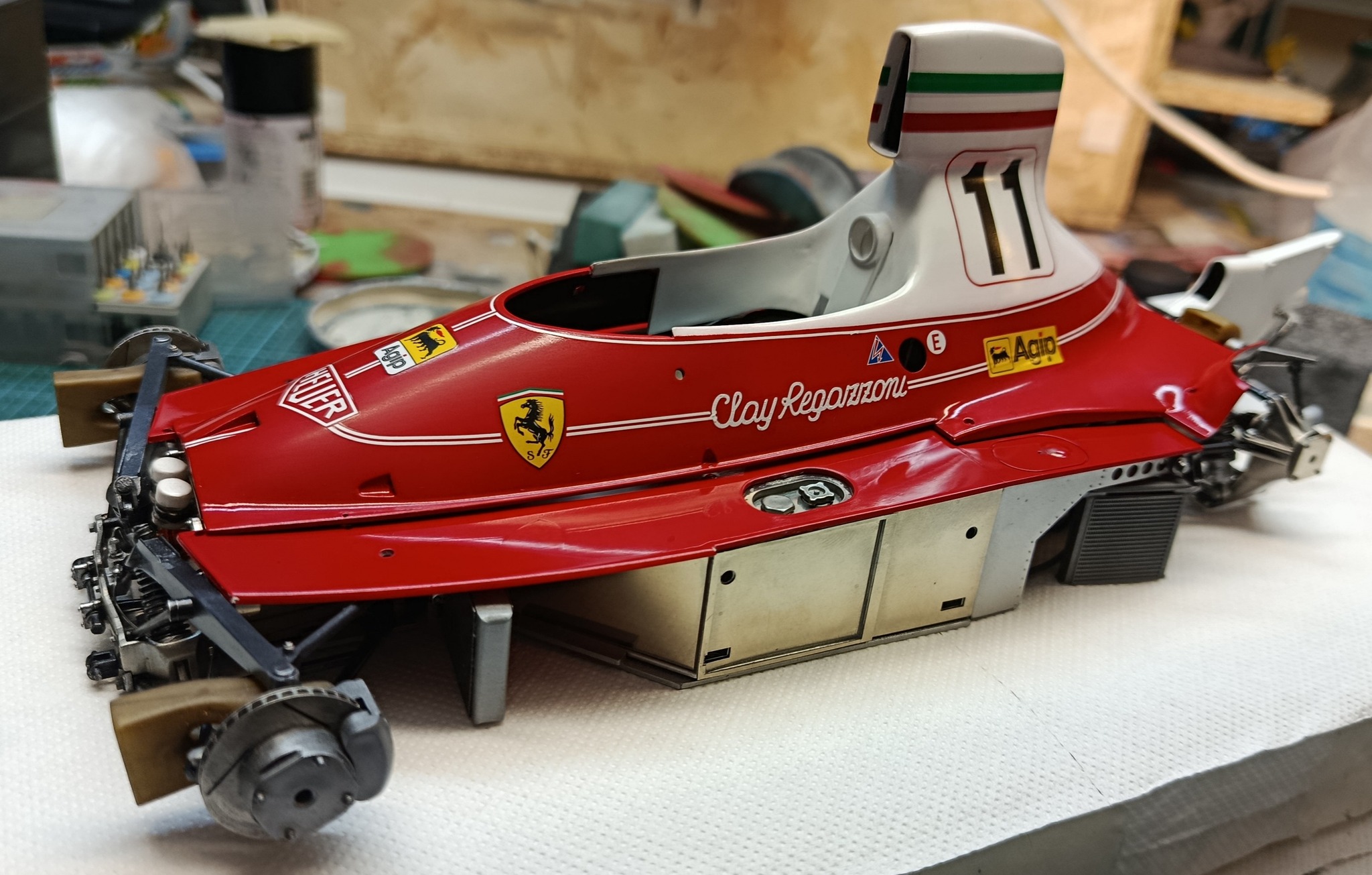 Ferrari 312T 1975 Tamiya 1/12 scale model