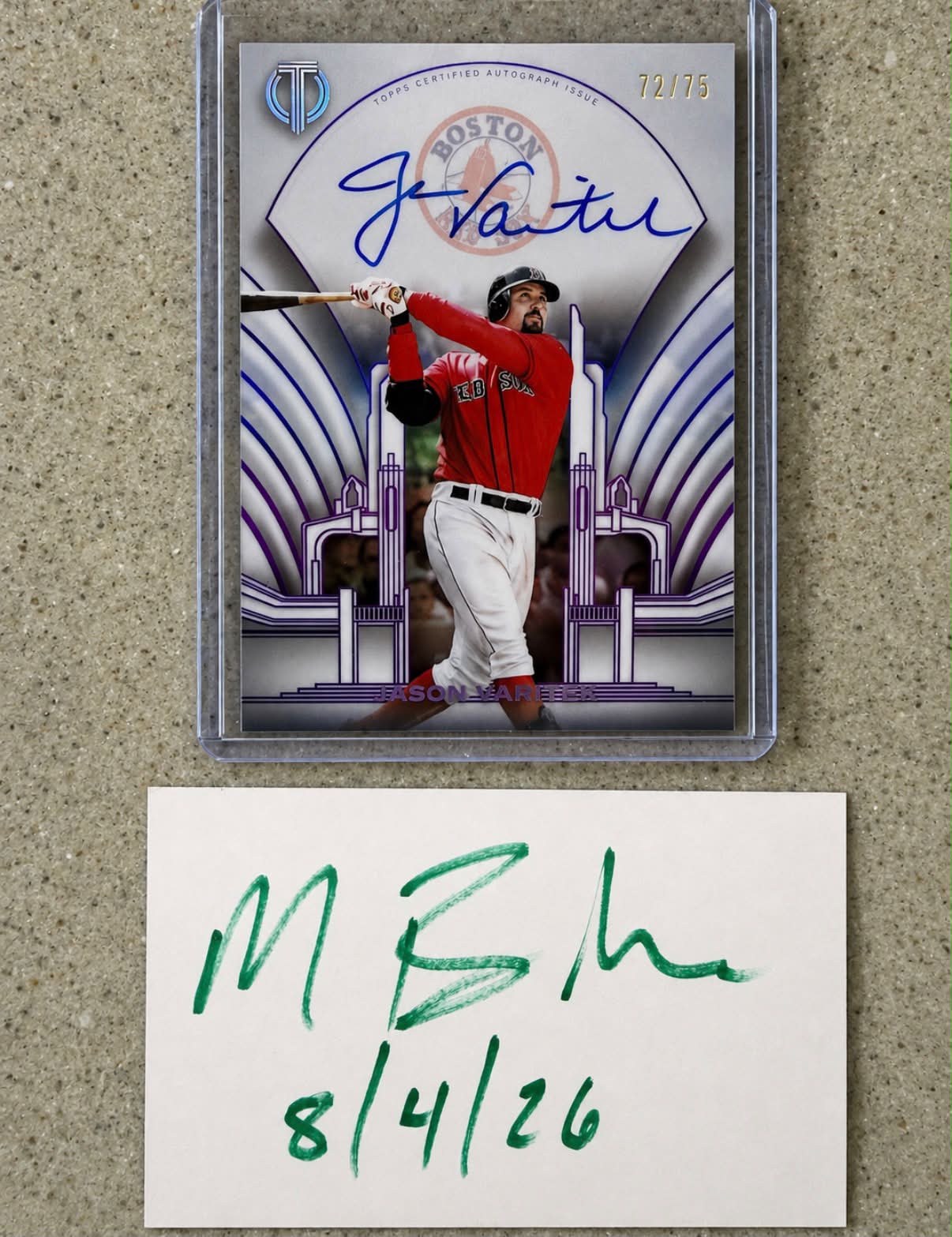 Authentic 2026 Donruss Baseball Jason Varitek Signature Series