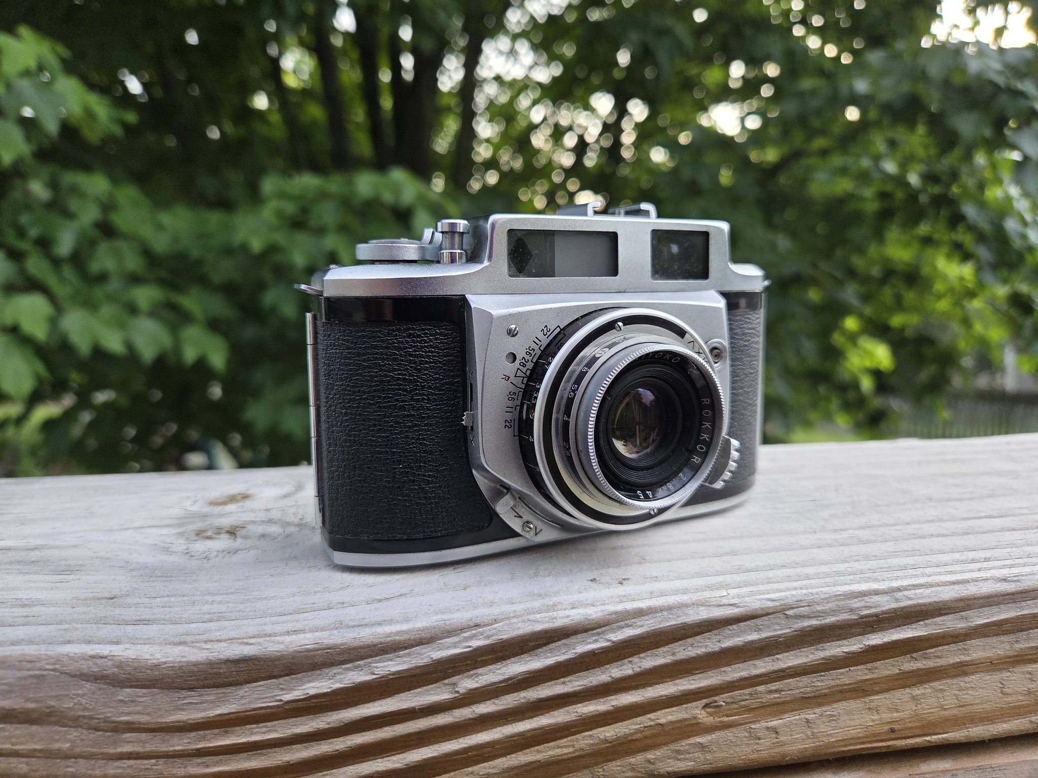 Minolta A-2 35mm rangefinder camera from 1956
