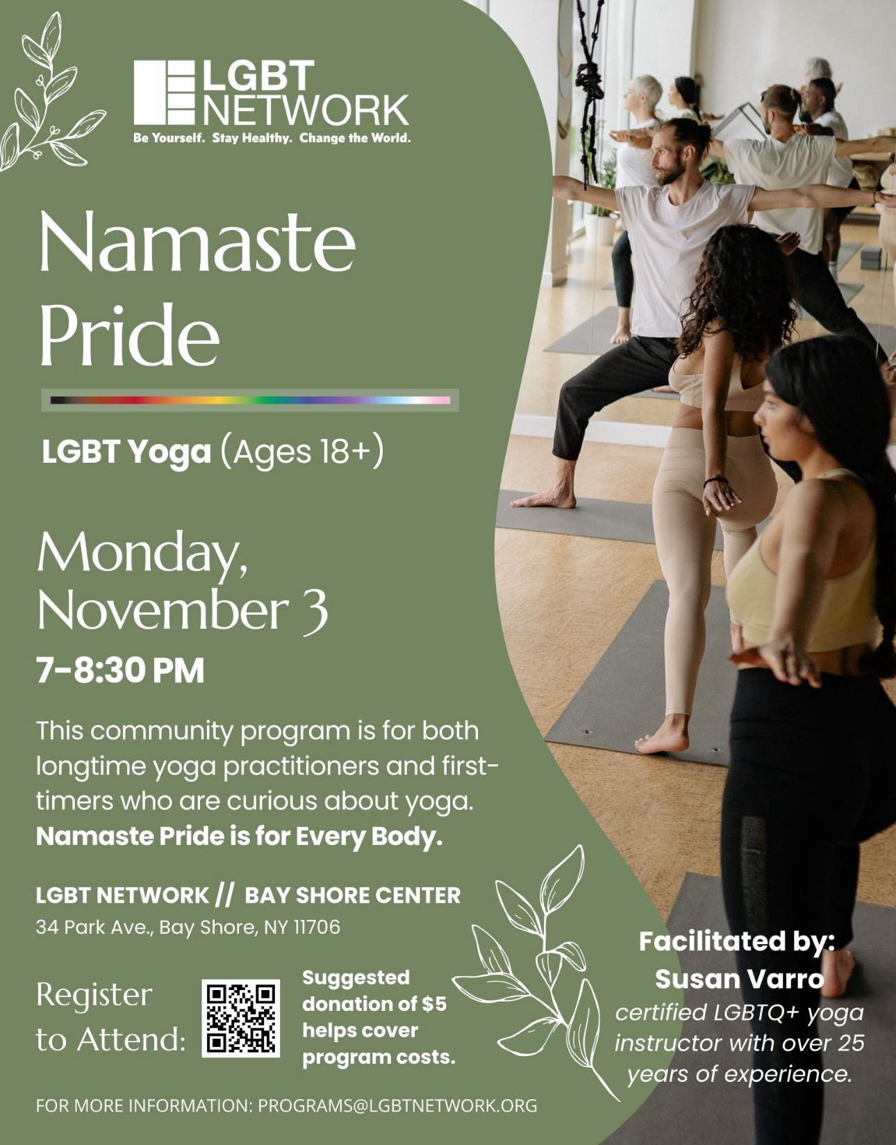 I am so excited and honored to be guiding Namaste Pride Yoga!! | Facebook