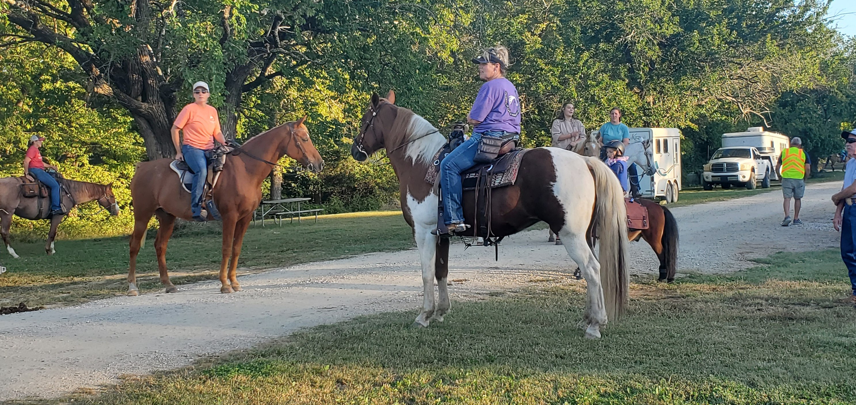 Let's Ride--Perry Lake | Perfect evening for the annual Moonlight Ride ...
