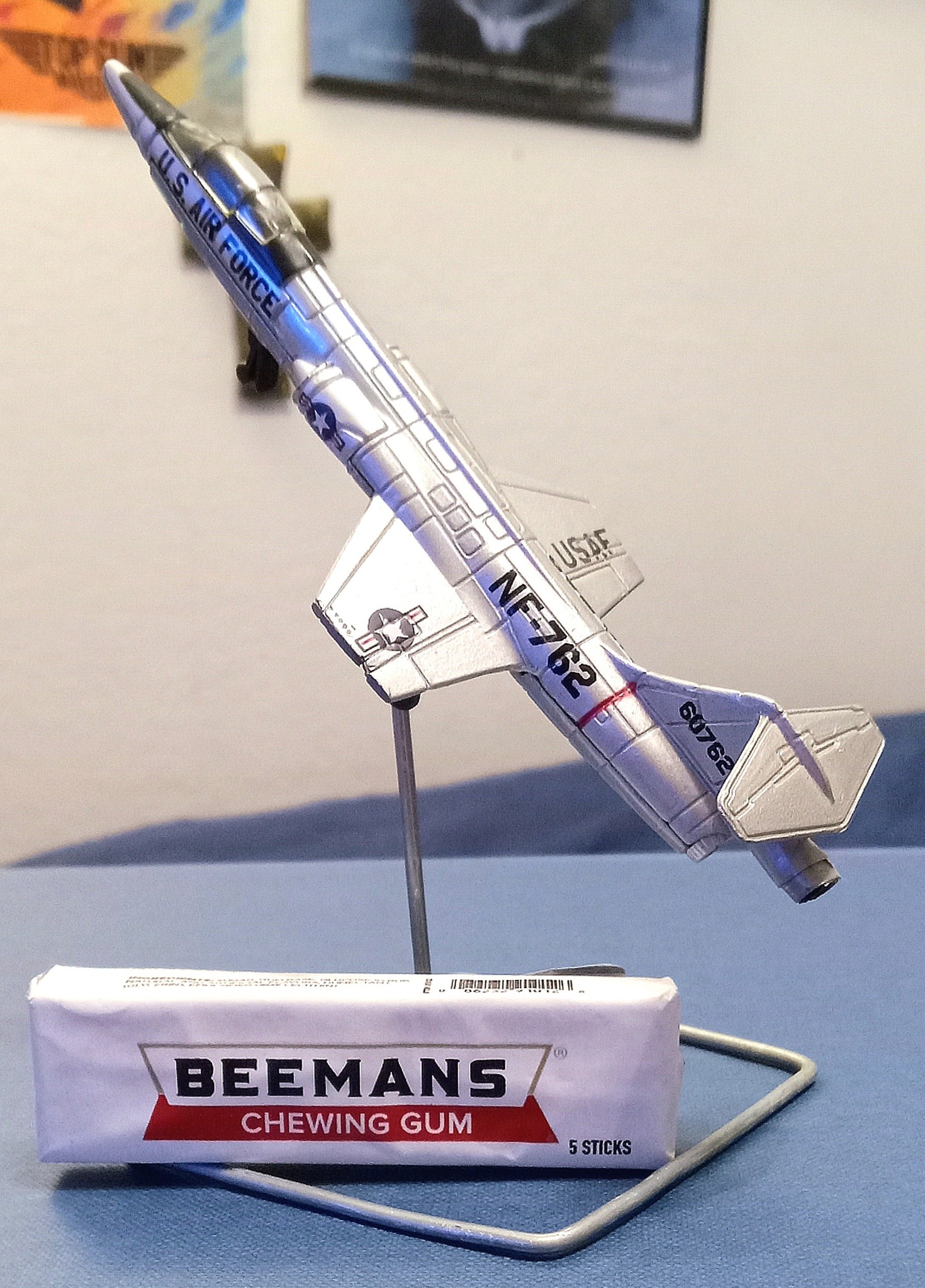Beemans gum spotted on Chuck Yeager's NF-104 anniversary