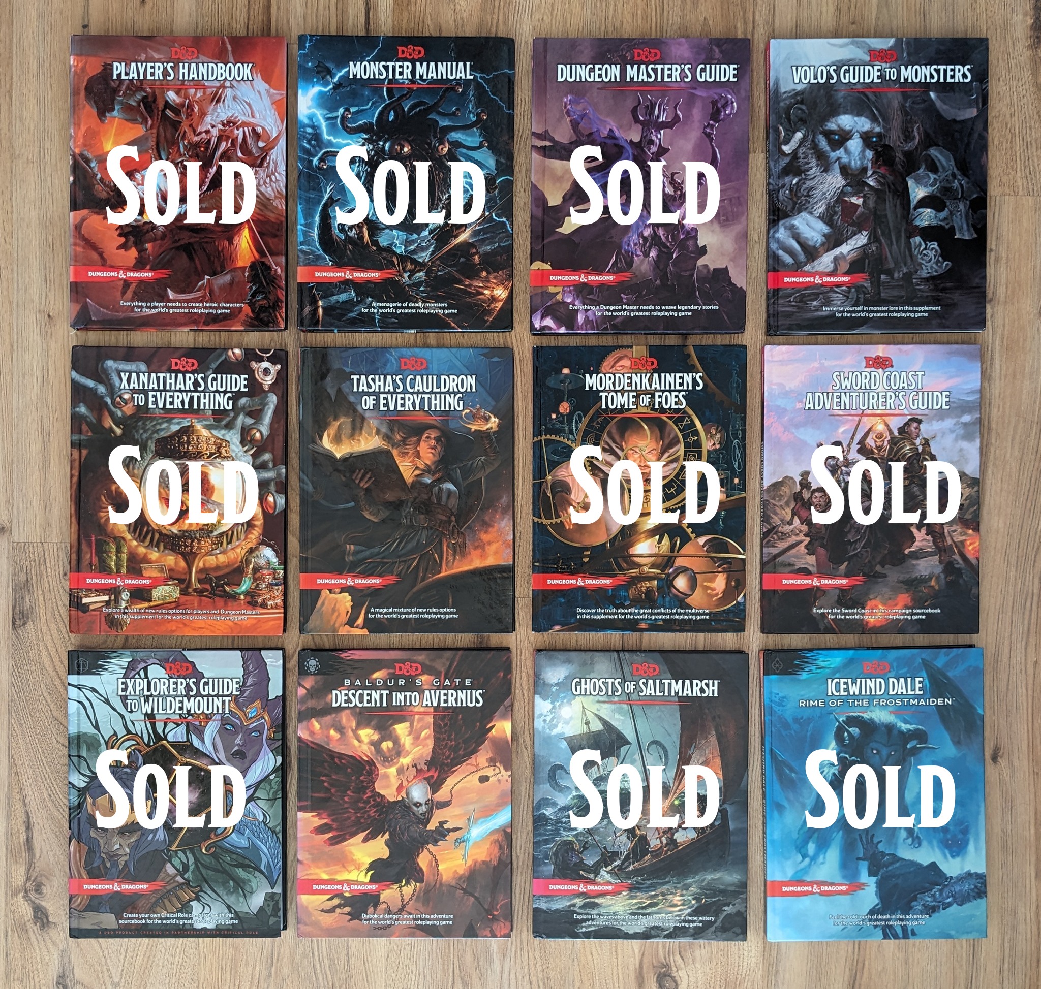 Dnd books for sale in english