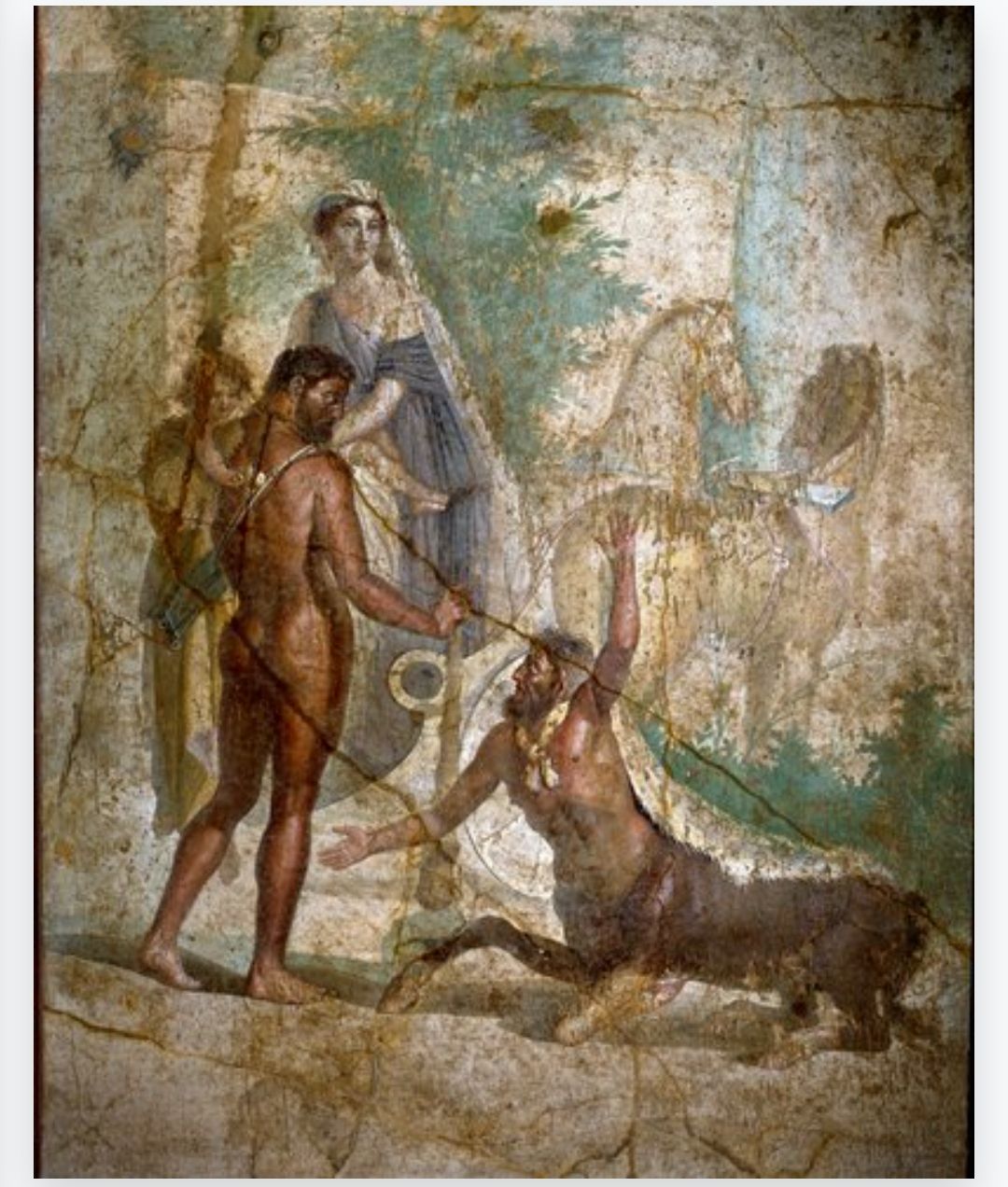 Pablo Picasso's Nessus and Deianira drawing