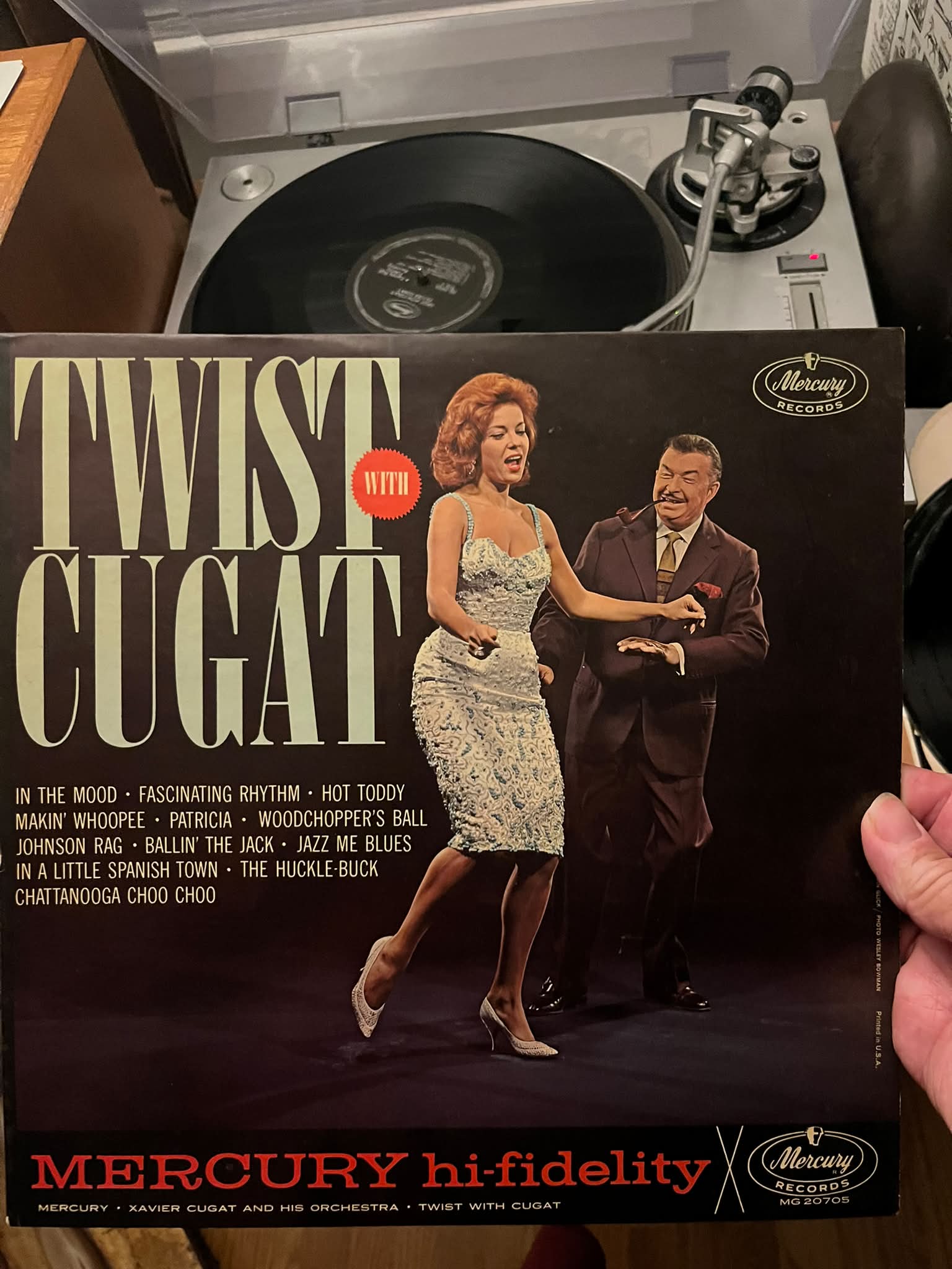 Xavier Cugat album on JVC Records CD-4 format