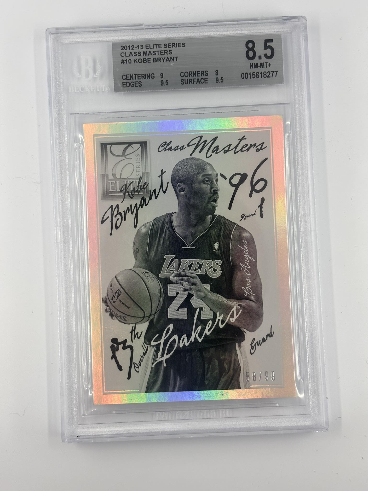 A BGS 8.5 copy of this Kobe card sold in 2022 for $2 million